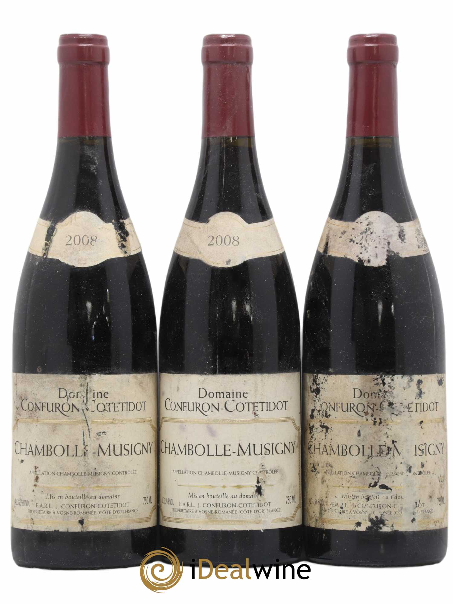 Chambolle-Musigny Confuron-Cotetidot 2008 - Lot de 3 bouteilles - 0