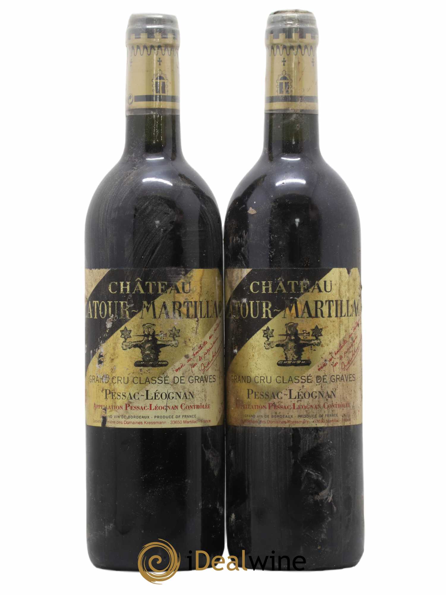 Château Latour-Martillac Cru Classé de Graves 1999 - Lot de 2 bouteilles - 0