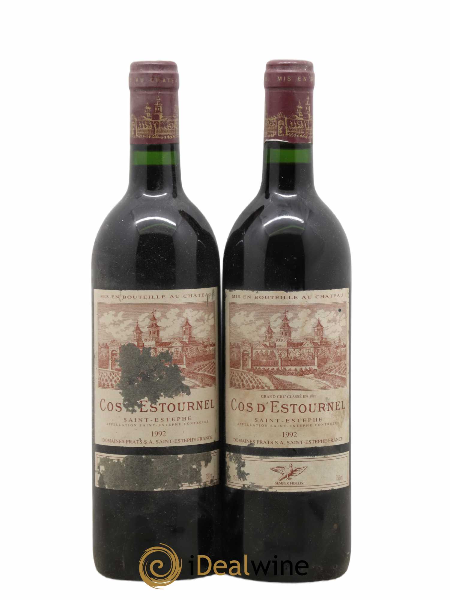 Cos d'Estournel 2ème Grand Cru Classé 1992 - Lot de 2 bouteilles - 0