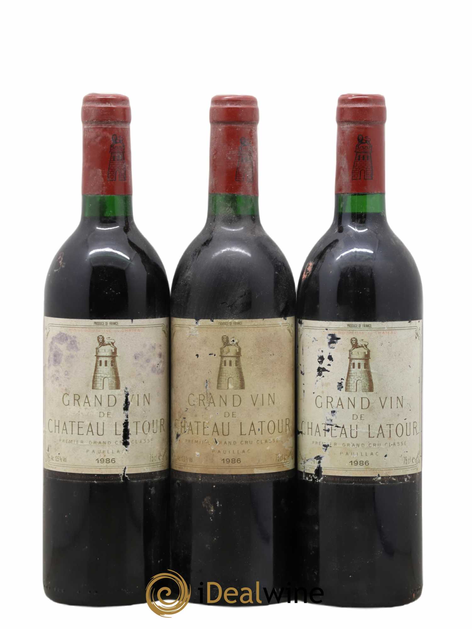 Château Latour 1er Grand Cru Classé 1986 - Lot de 6 bouteilles - 1