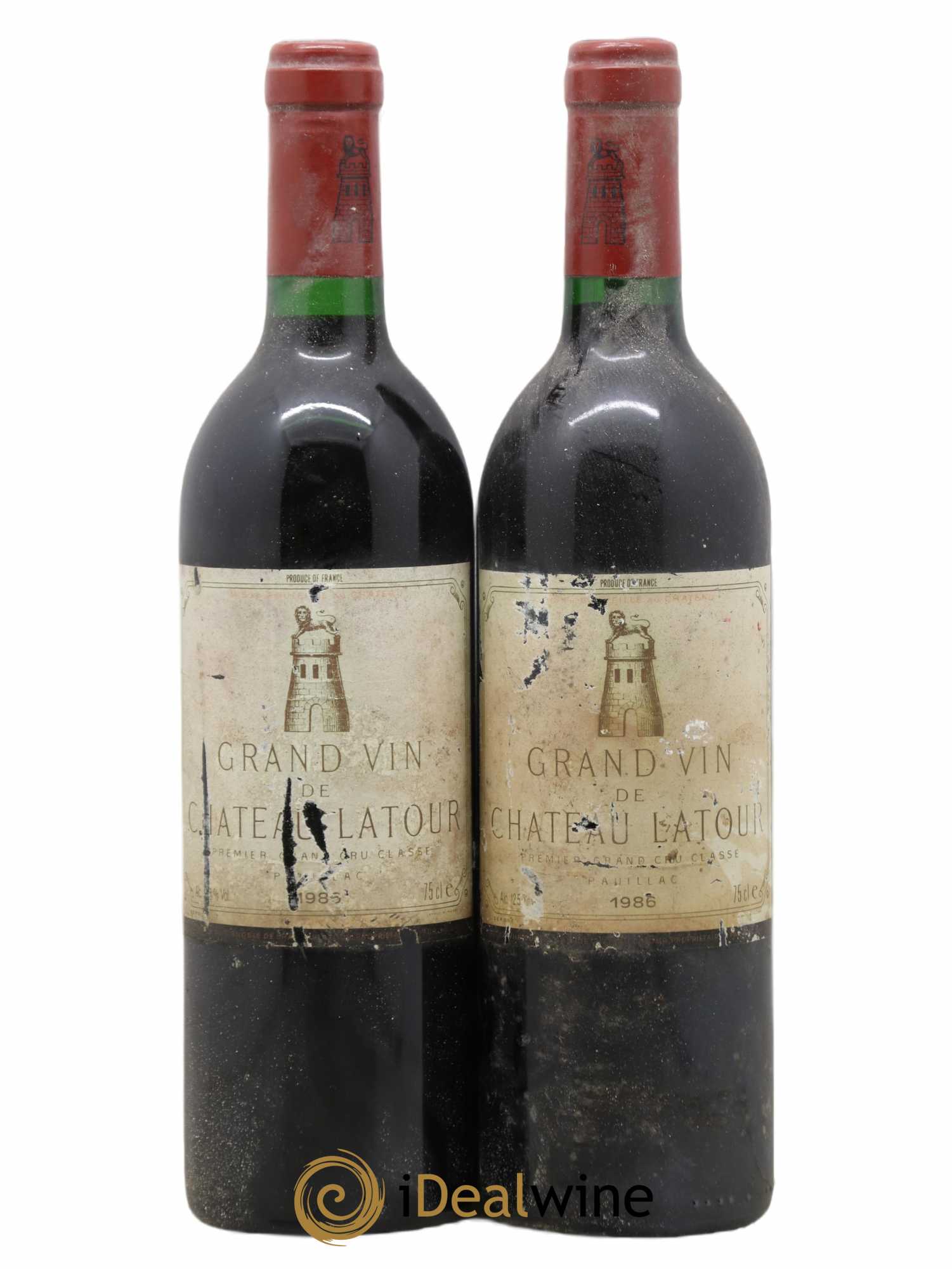 Château Latour 1er Grand Cru Classé 1986 - Lot de 2 bouteilles - 0