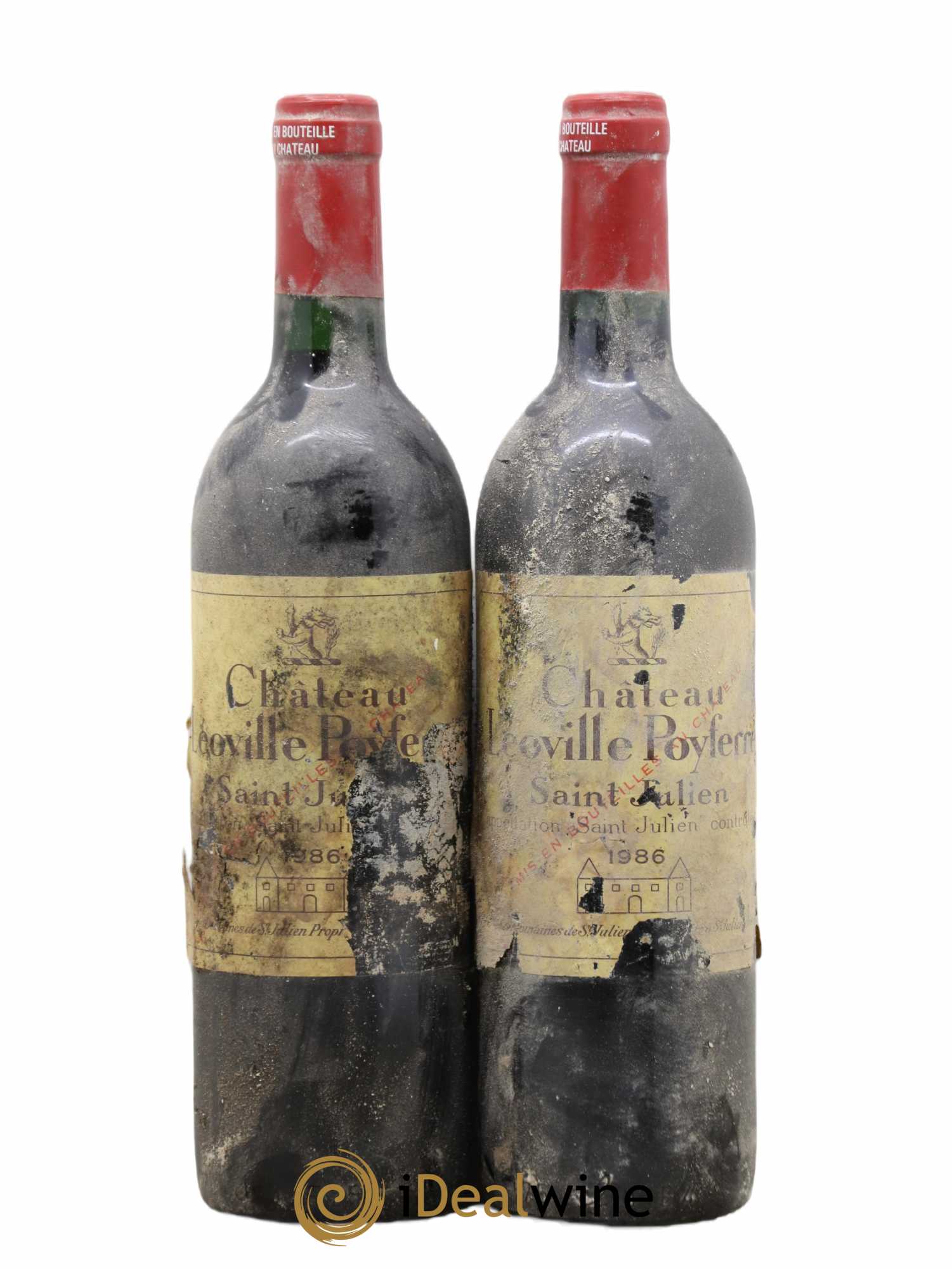 Château Léoville Poyferré 2ème Grand Cru Classé 1986 - Lot de 2 bouteilles - 0