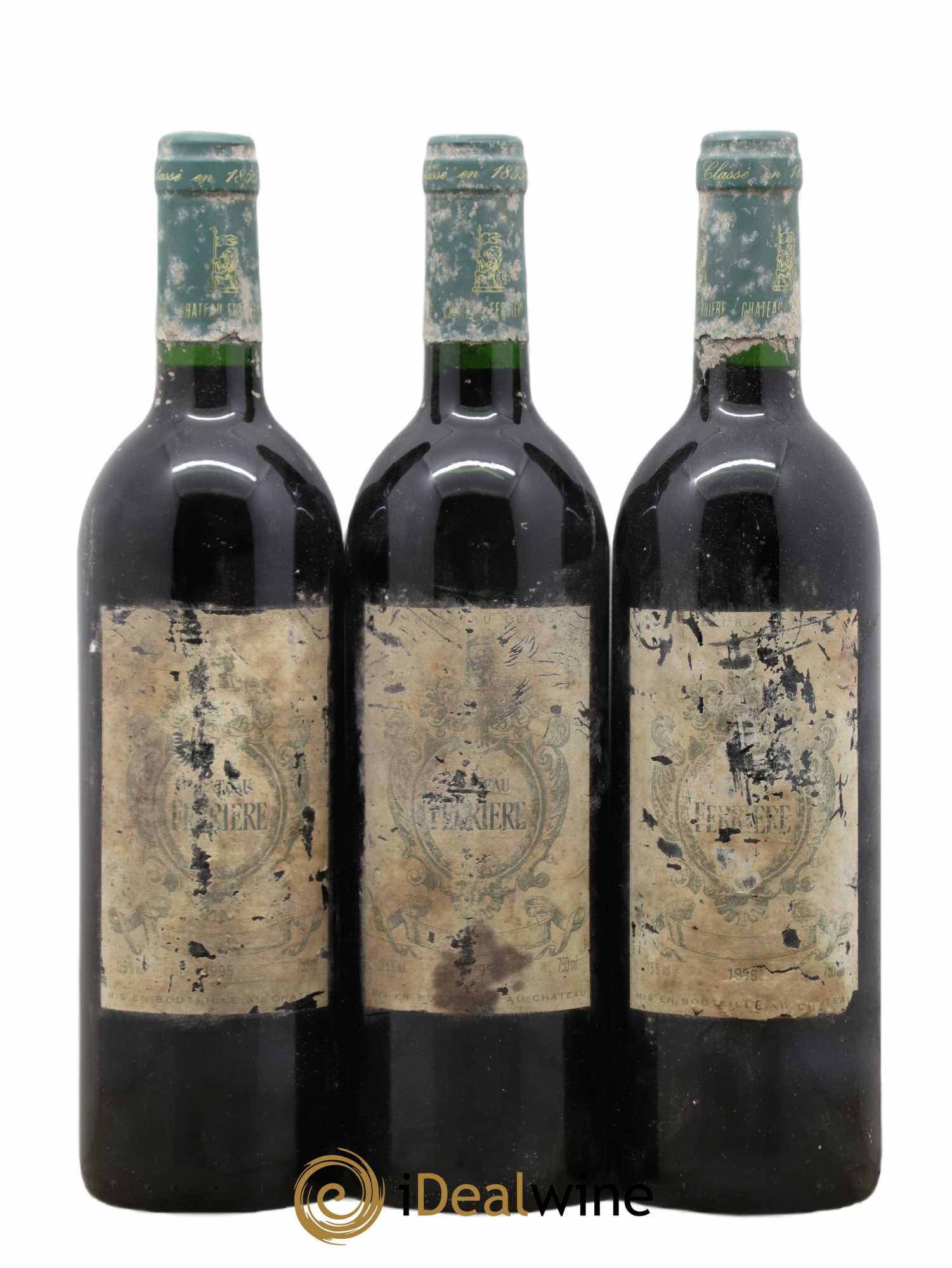 Château Ferrière 3ème Grand Cru Classé 1995 - Lot de 3 bouteilles - 0