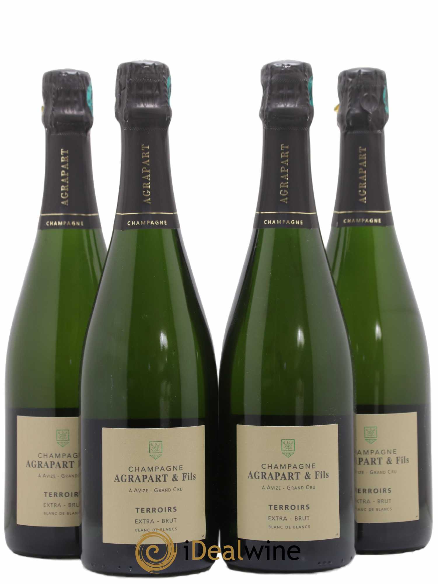 Terroirs Blanc de Blancs Extra-Brut Agrapart & Fils - Lot de 4 bouteilles - 0