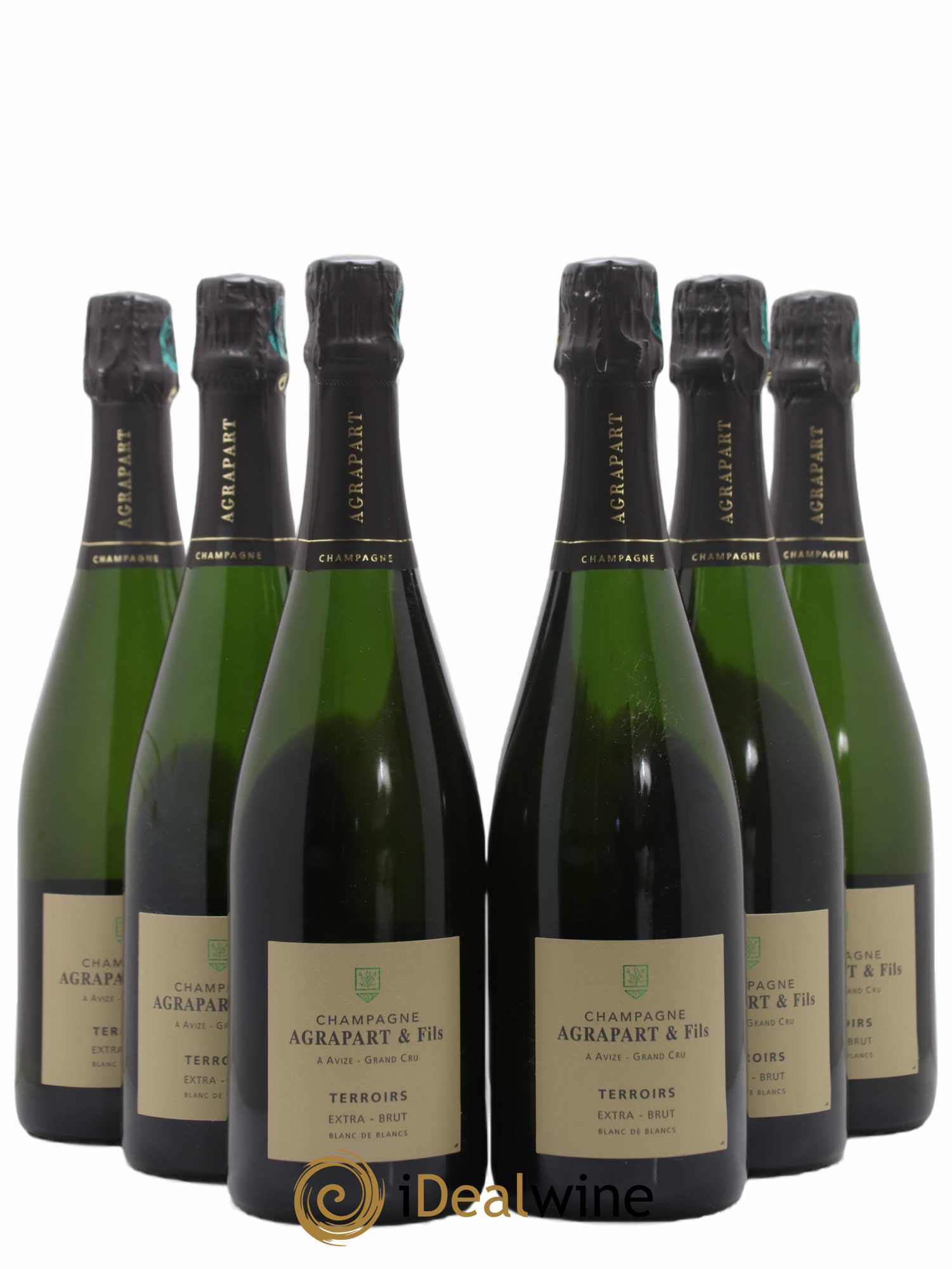 Terroirs Blanc de Blancs Extra-Brut Agrapart & Fils - Lot de 6 bouteilles - 0