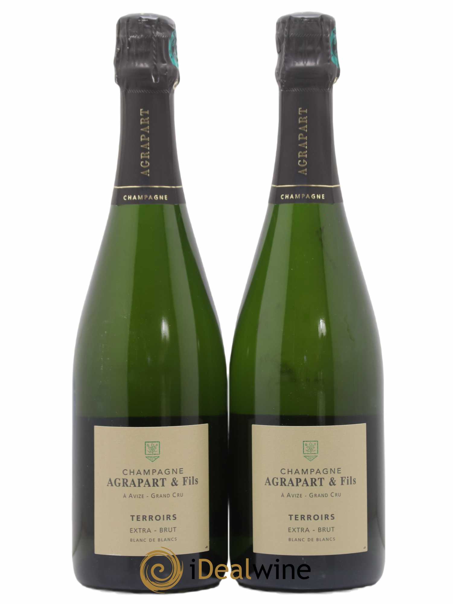 Terroirs Blanc de Blancs Extra-Brut Agrapart & Fils - Lot de 2 bouteilles - 0