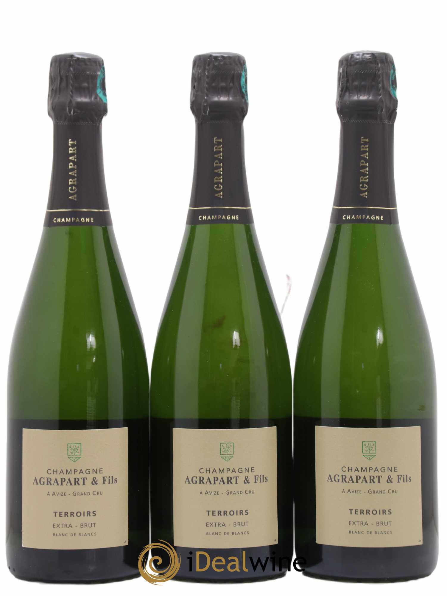Terroirs Blanc de Blancs Extra-Brut Agrapart & Fils - Lot de 3 bouteilles - 0