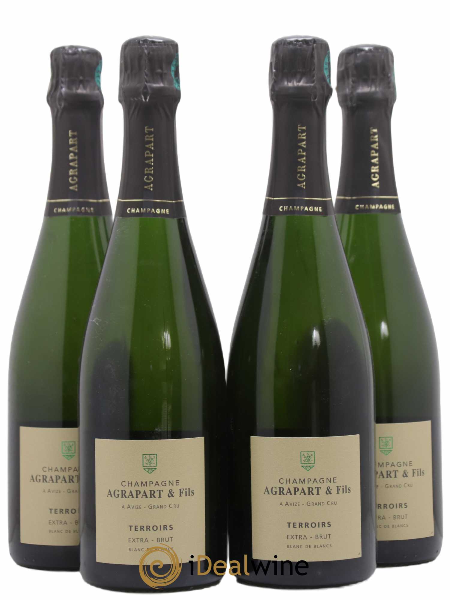 Terroirs Blanc de Blancs Extra-Brut Agrapart & Fils - Lot de 4 bouteilles - 0