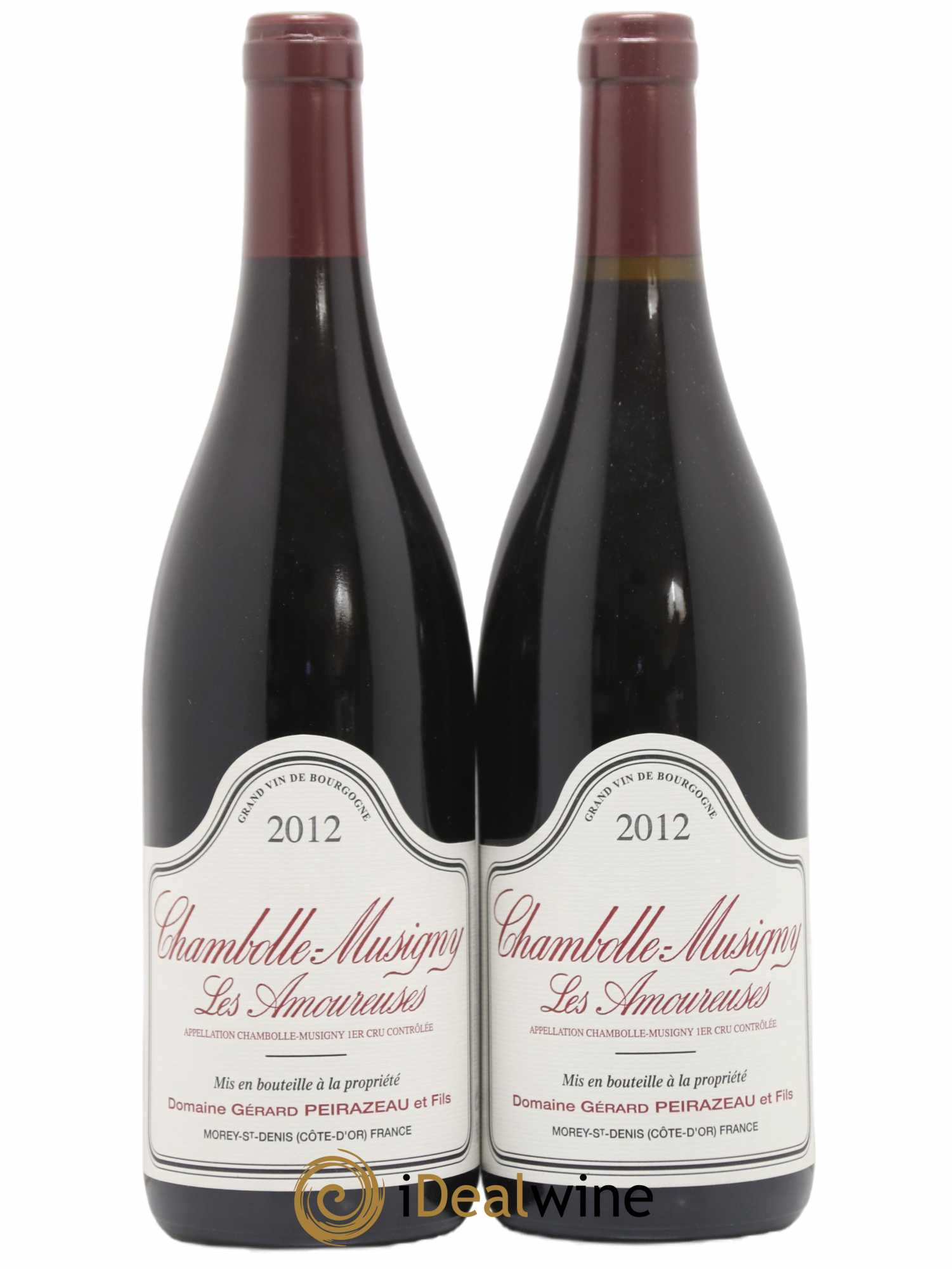 Chambolle-Musigny 1er Cru Les Amoureuses Peirazeau (Domaine) 2012 - Lot de 2 bouteilles - 0