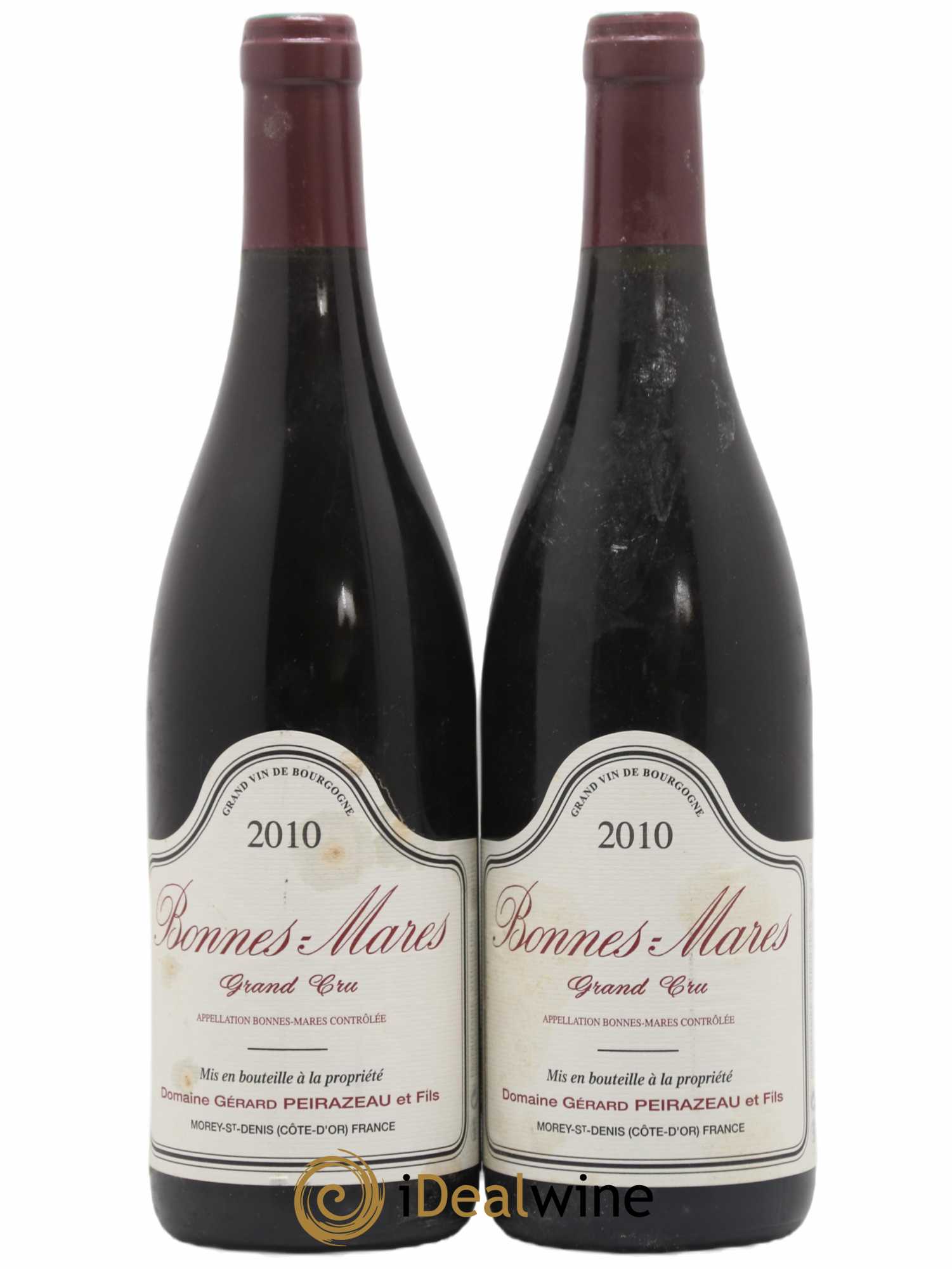 Bonnes-Mares Grand Cru Peirazeau (Domaine) 2010 - Lot de 2 bouteilles - 0