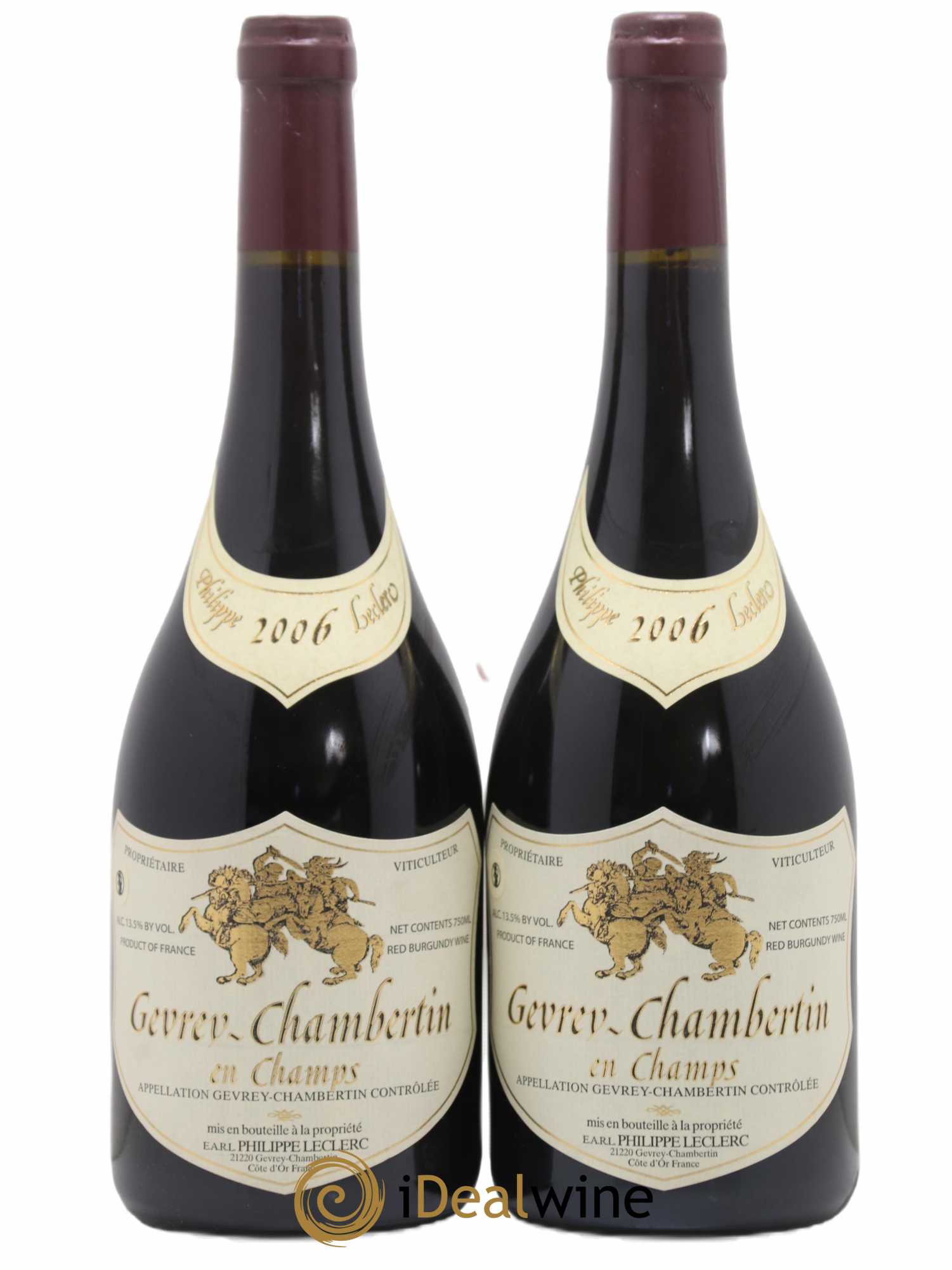 Gevrey-Chambertin En Champs Philippe Leclerc 2006 - Posten von 2 Flaschen - 0