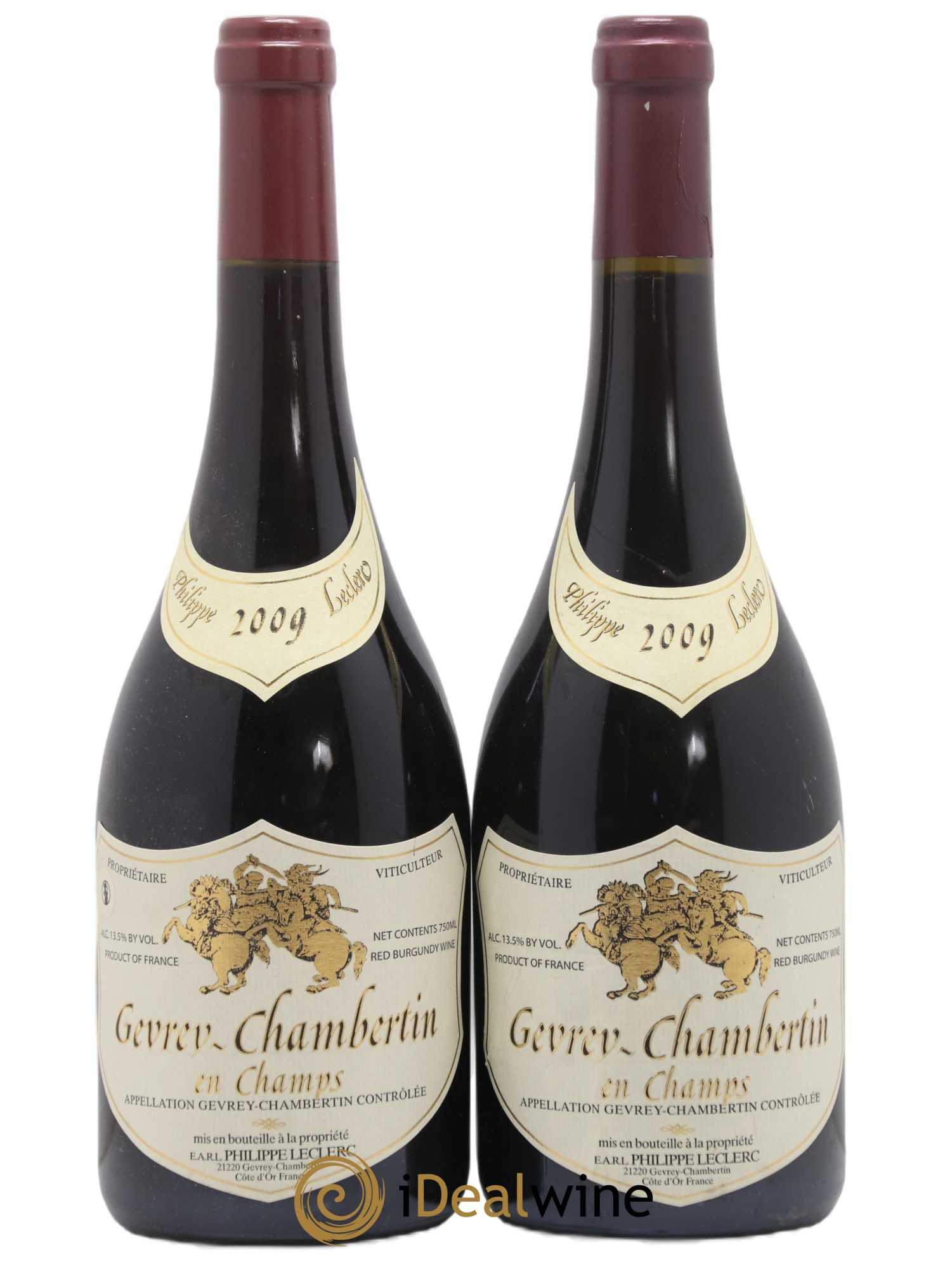 Gevrey-Chambertin En Champs Philippe Leclerc 2009 - Posten von 2 Flaschen - 0