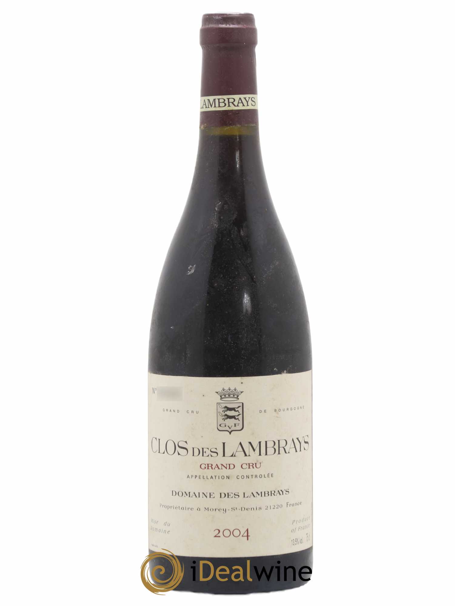 Clos des Lambrays Grand Cru Domaine des Lambrays 2004 - Lot de 1 bouteille - 0