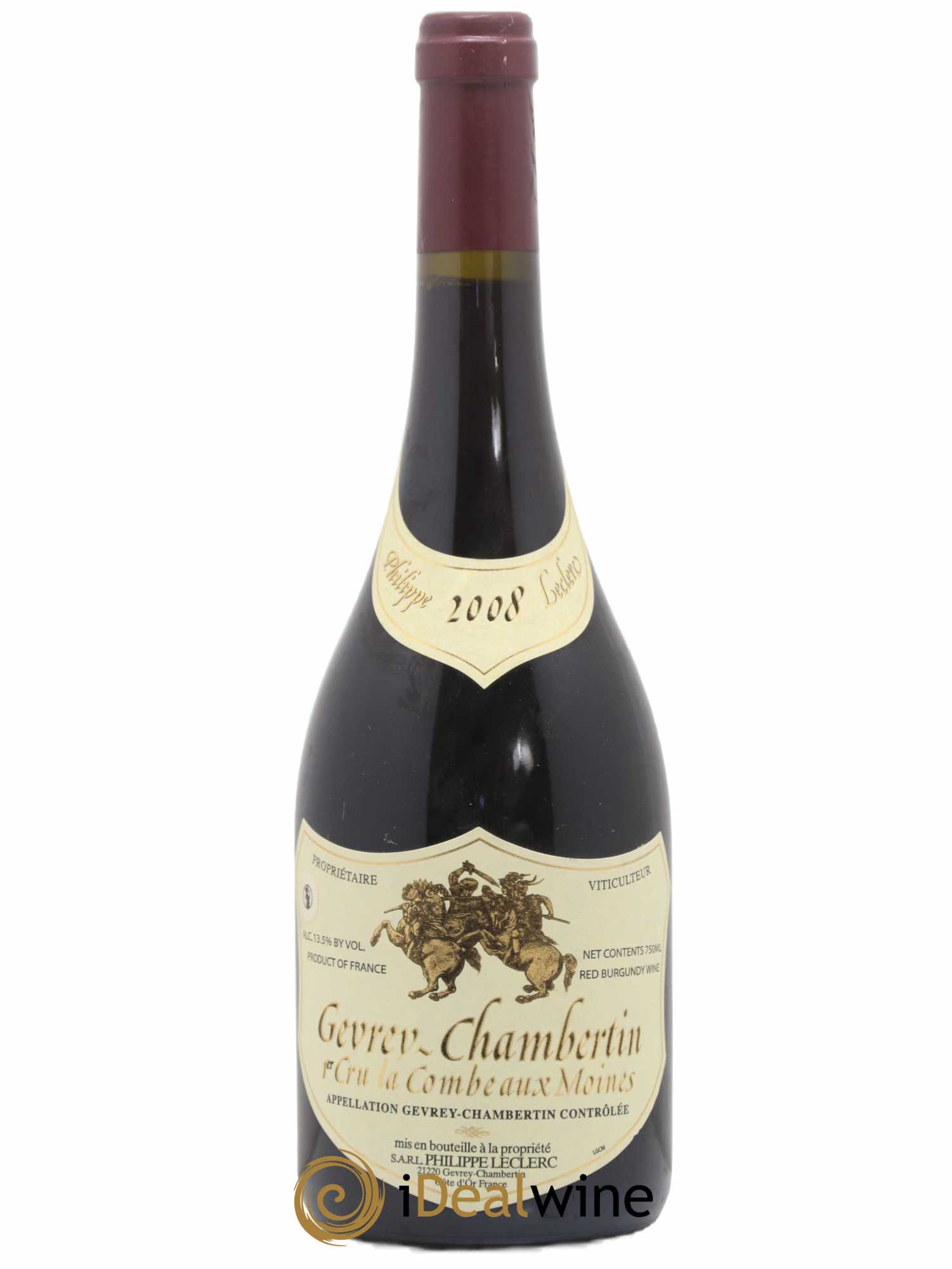 Gevrey-Chambertin 1er Cru La Combe aux Moines Philippe Leclerc 2008 - Lot de 1 bouteille - 0
