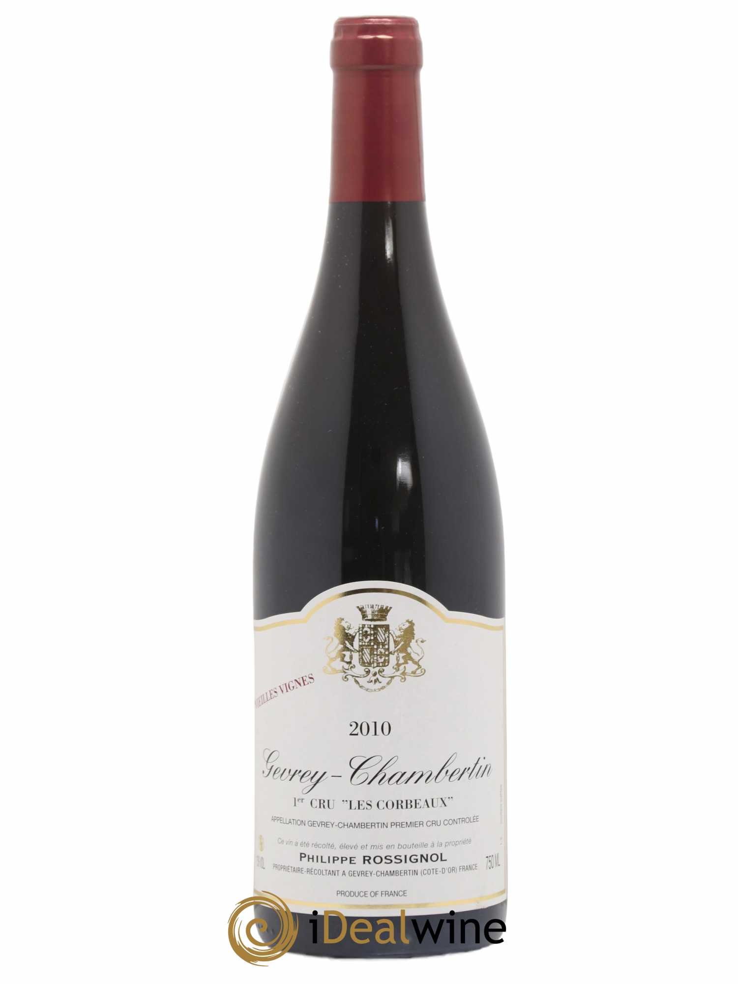 Gevrey-Chambertin 1er Cru Les Corbeaux Vieilles Vignes Philippe Rossignol 2010 - Posten von 1 Flasche - 0
