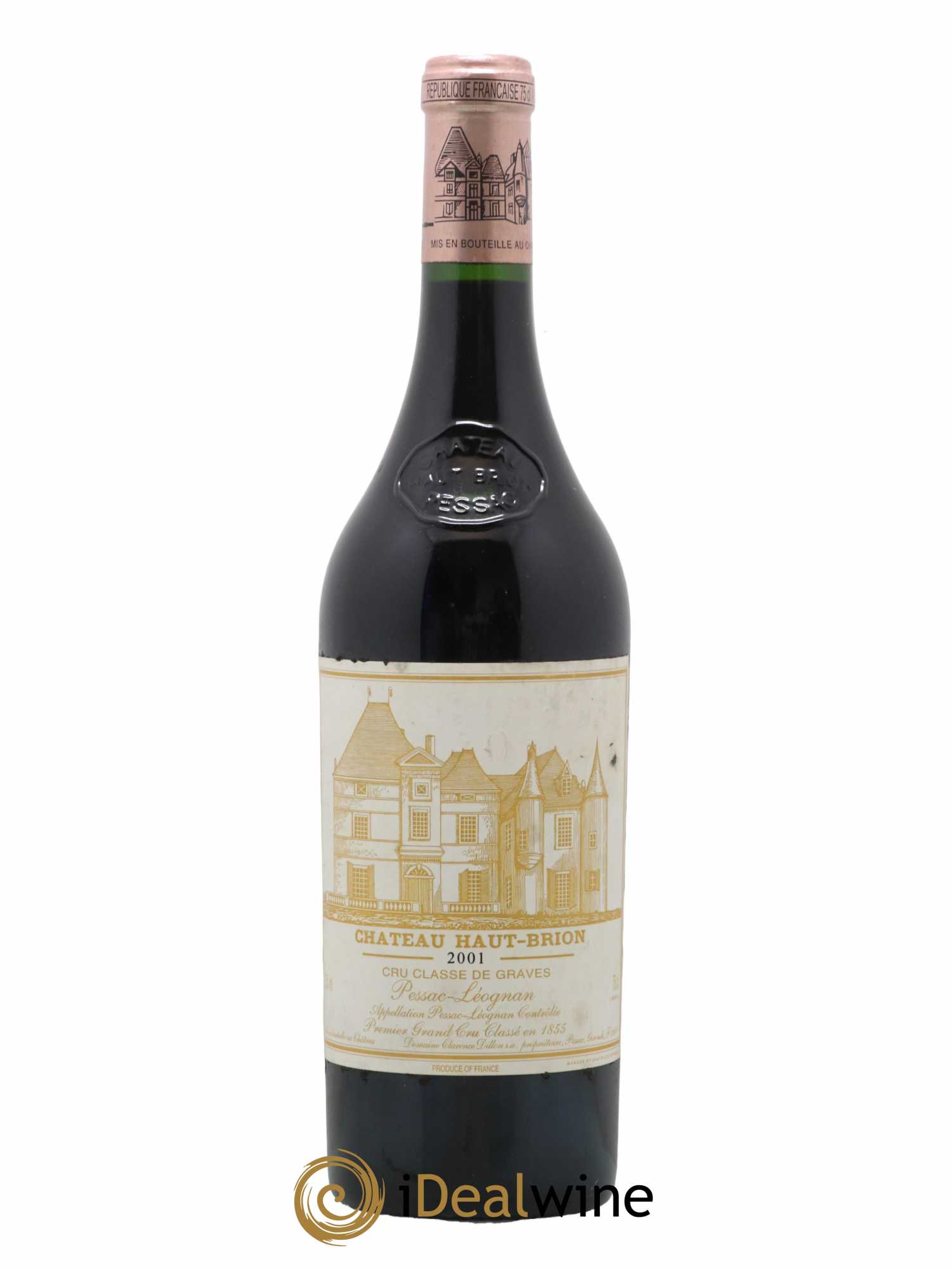 Château Haut Brion 1er Grand Cru Classé 2001 - Lot de 1 bouteille - 0