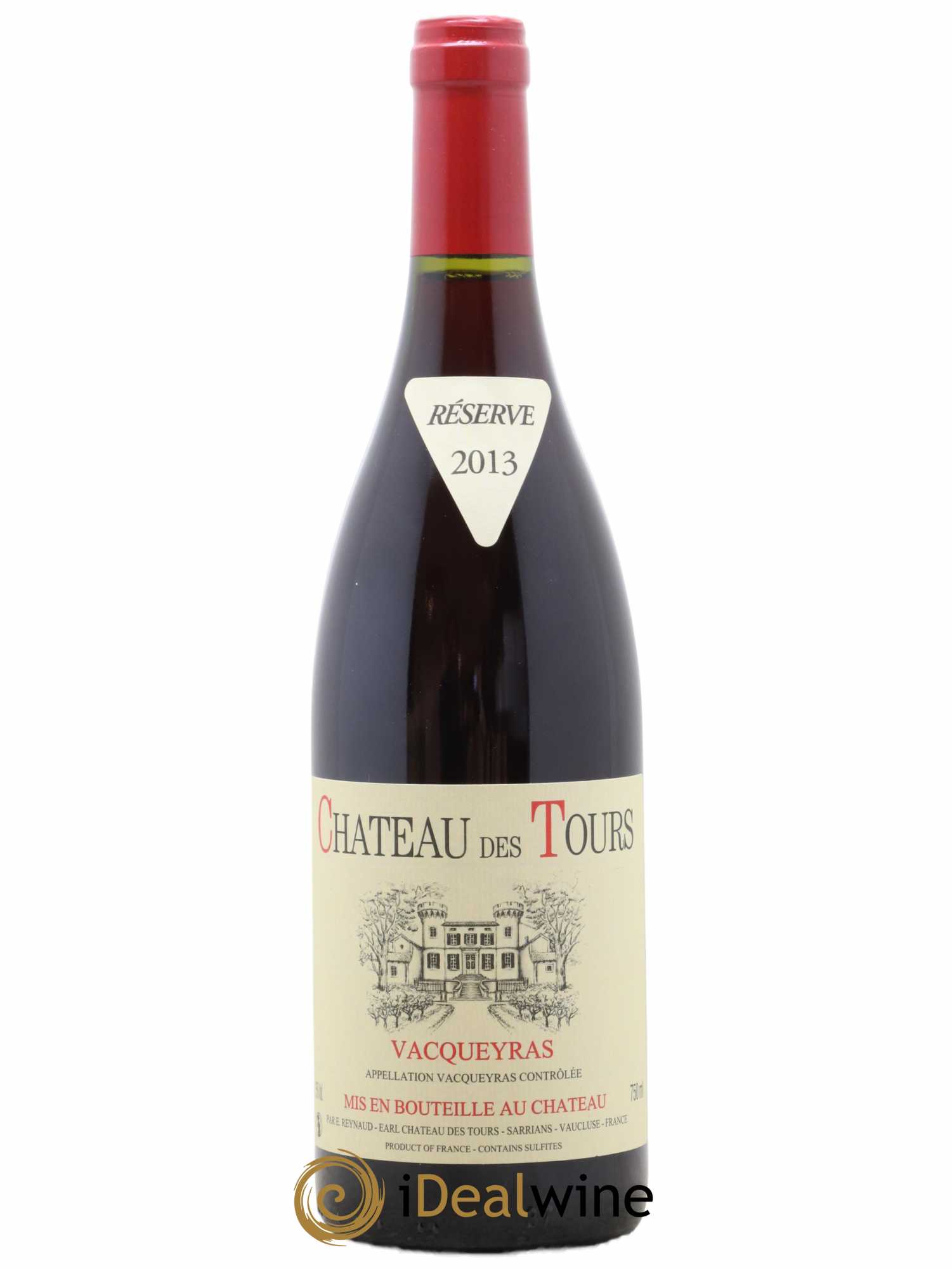 Vacqueyras Château des Tours Emmanuel Reynaud 2013 - Lot de 1 bouteille - 0