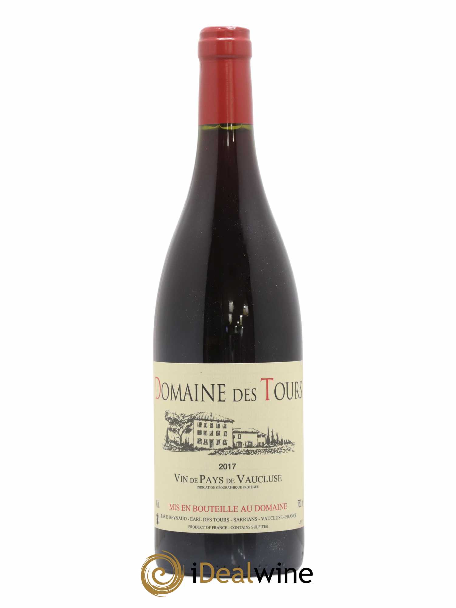 Vaucluse (Vin de Pays de Vaucluse) Domaine des Tours Emmanuel Reynaud 2017 - Lot de 1 bouteille - 0