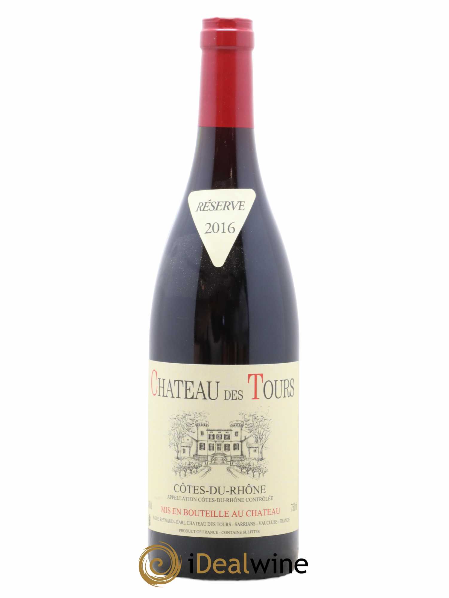 Côtes-du-Rhône Château des Tours Emmanuel Reynaud 2016 - Lot de 1 bouteille - 0