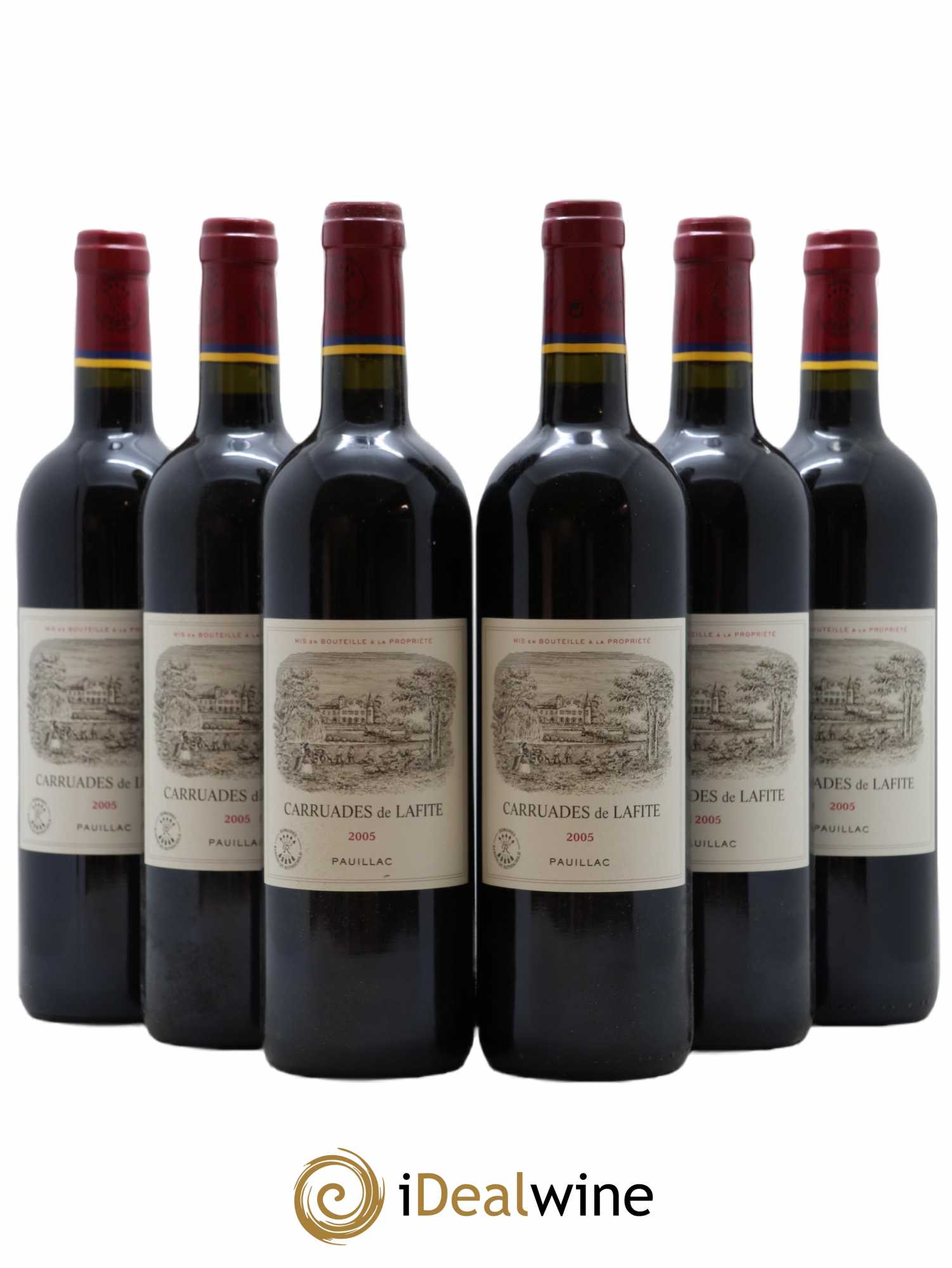 Carruades de Lafite Rothschild Second Vin 2005 - Lot de 6 bouteilles - 0