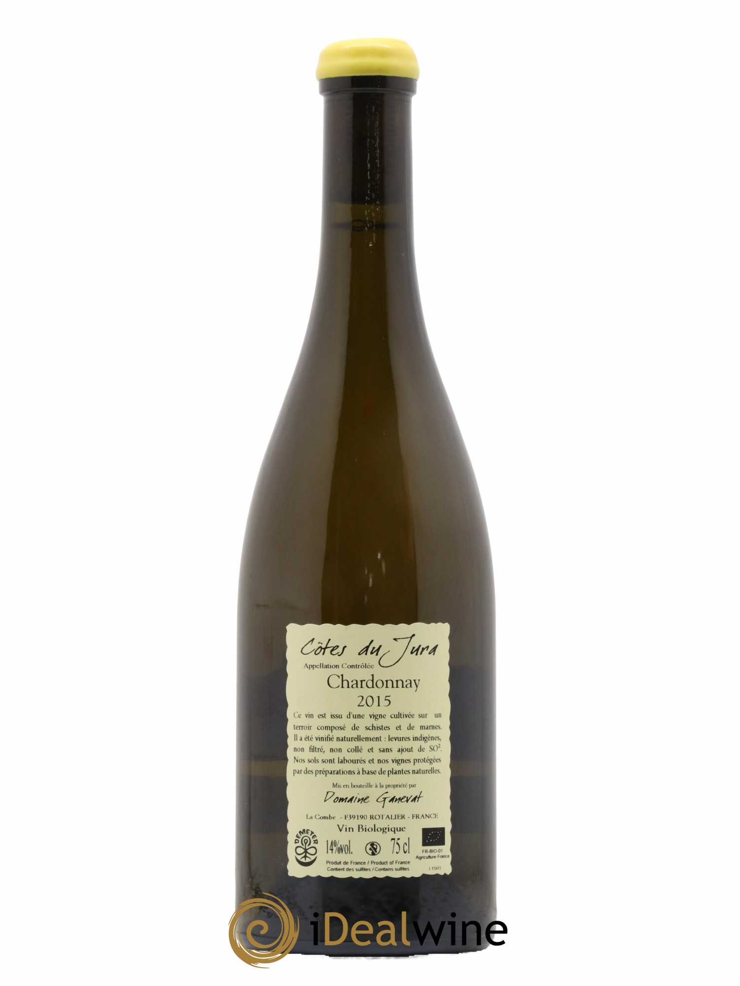 Côtes du Jura Grusse en Billat Jean-François Ganevat (Domaine) 2015 - Lot de 1 bouteille - 1