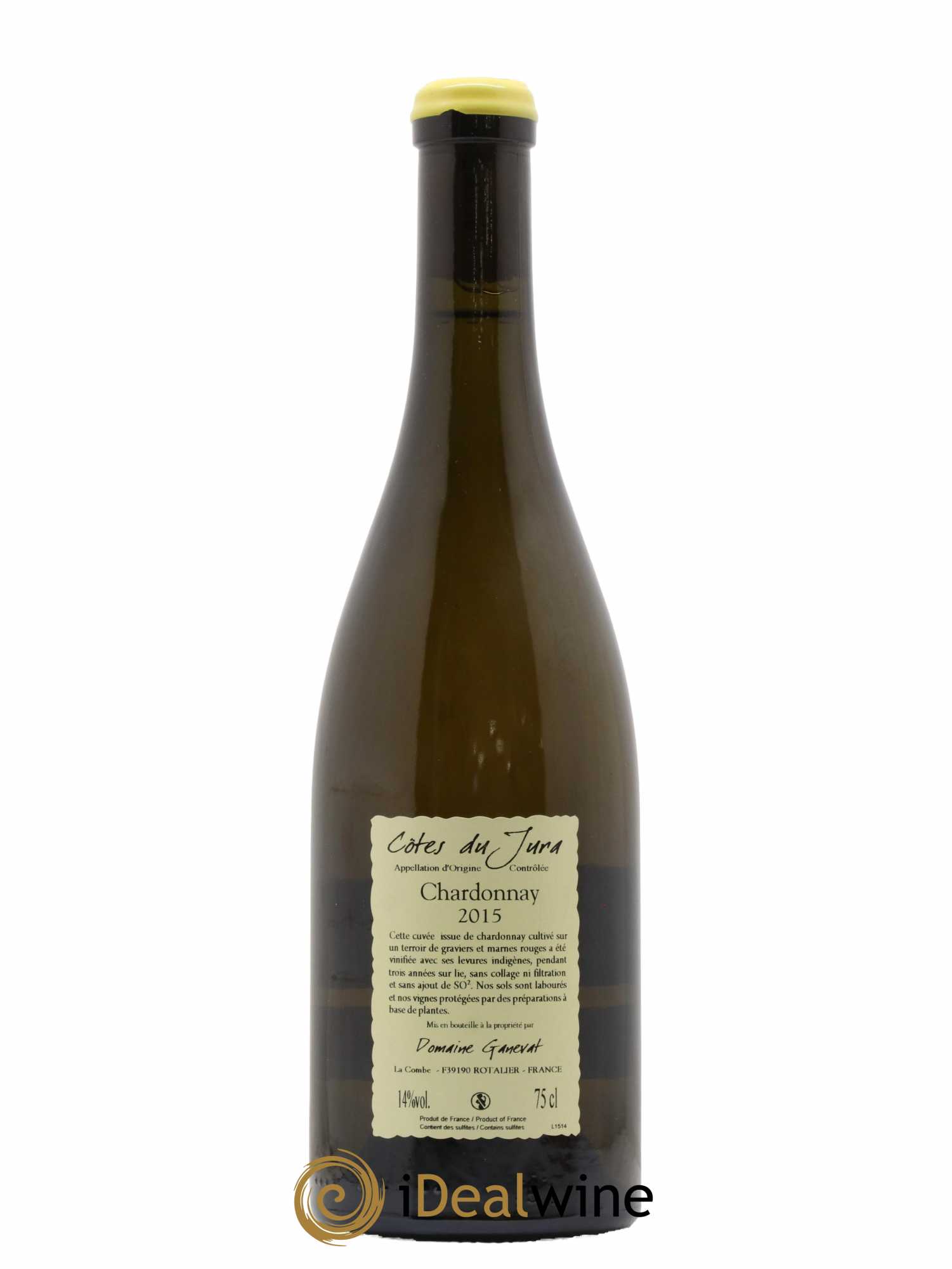 Côtes du Jura Les Gryphées Vieilles Vignes Jean-François Ganevat (Domaine) 2015 - Lot de 1 bouteille - 1