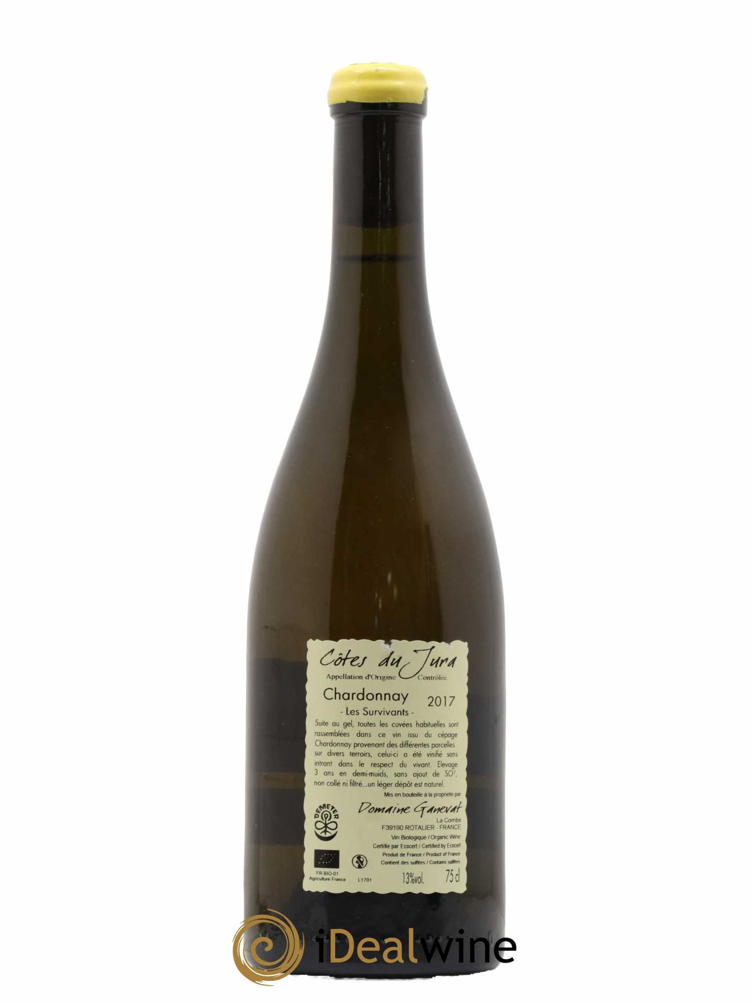 Côtes du Jura Les Survivants Jean-François Ganevat (Domaine) 2017 - Lot de 1 bouteille - 1