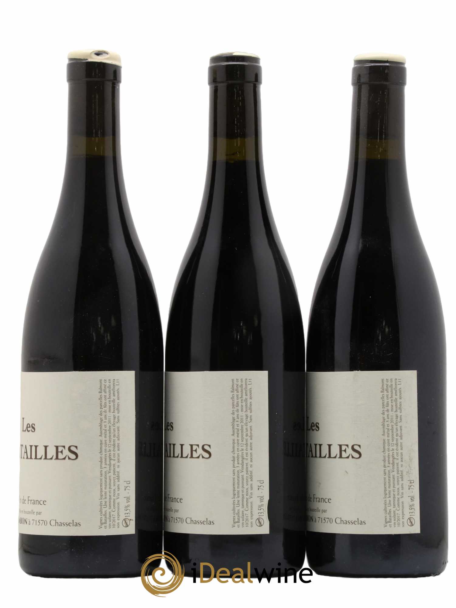 Vin de France Les Baltailles Philippe Jambon 2011 - Lot of 3 bottles - 1