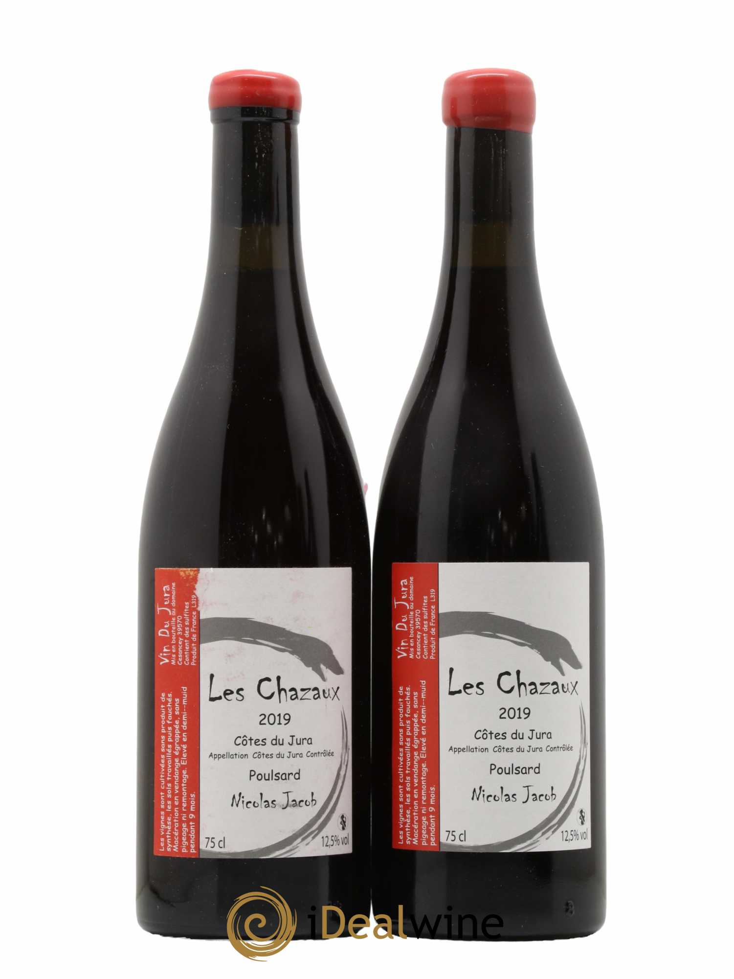 Côtes du Jura Poulsard Les Chazaux Nicolas Jacob 2019 - Lot de 2 bouteilles - 0