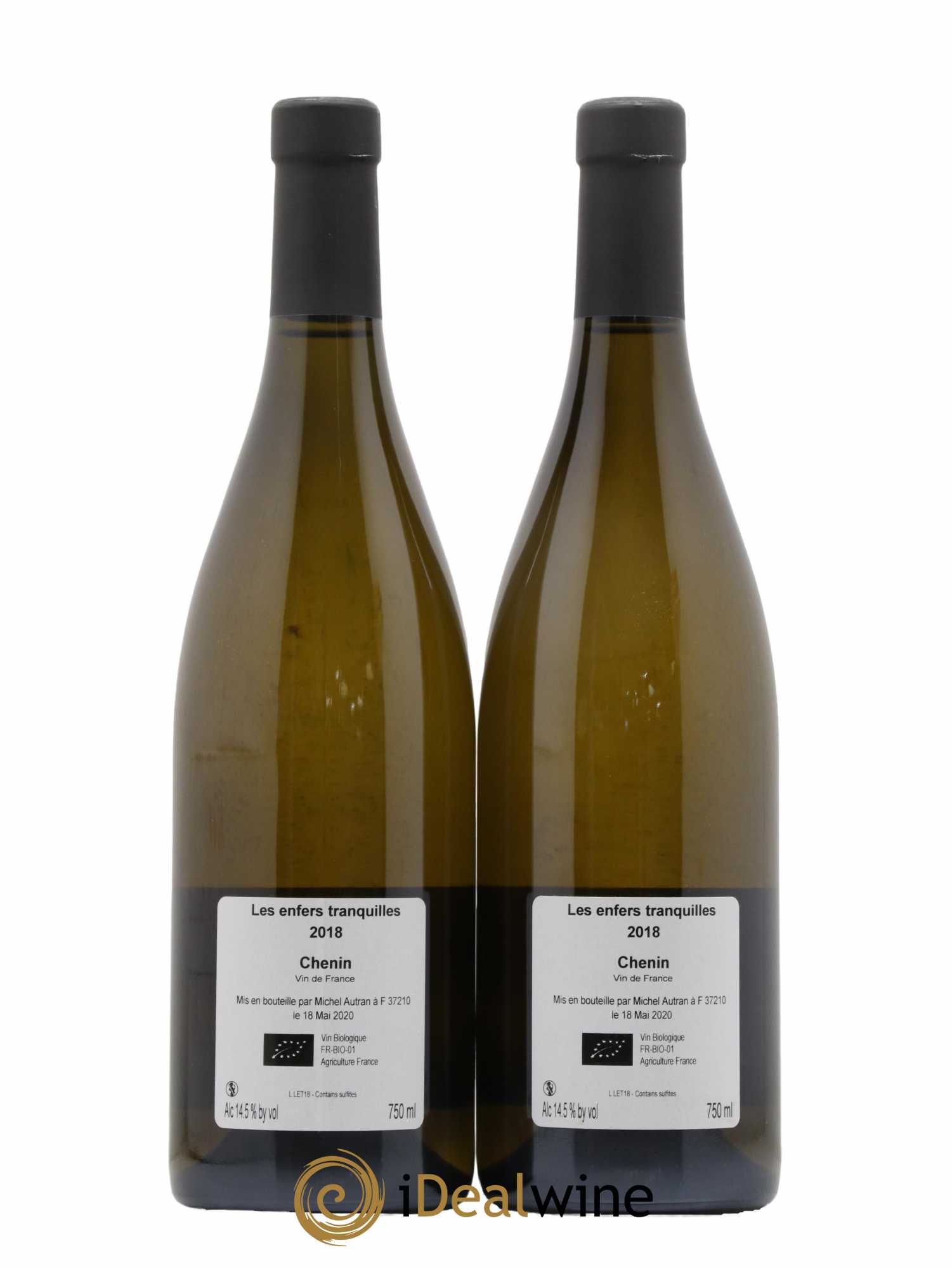 Vin de France Les Enfers Tranquilles Michel Autran 2018 - Lot de 2 bouteilles - 1
