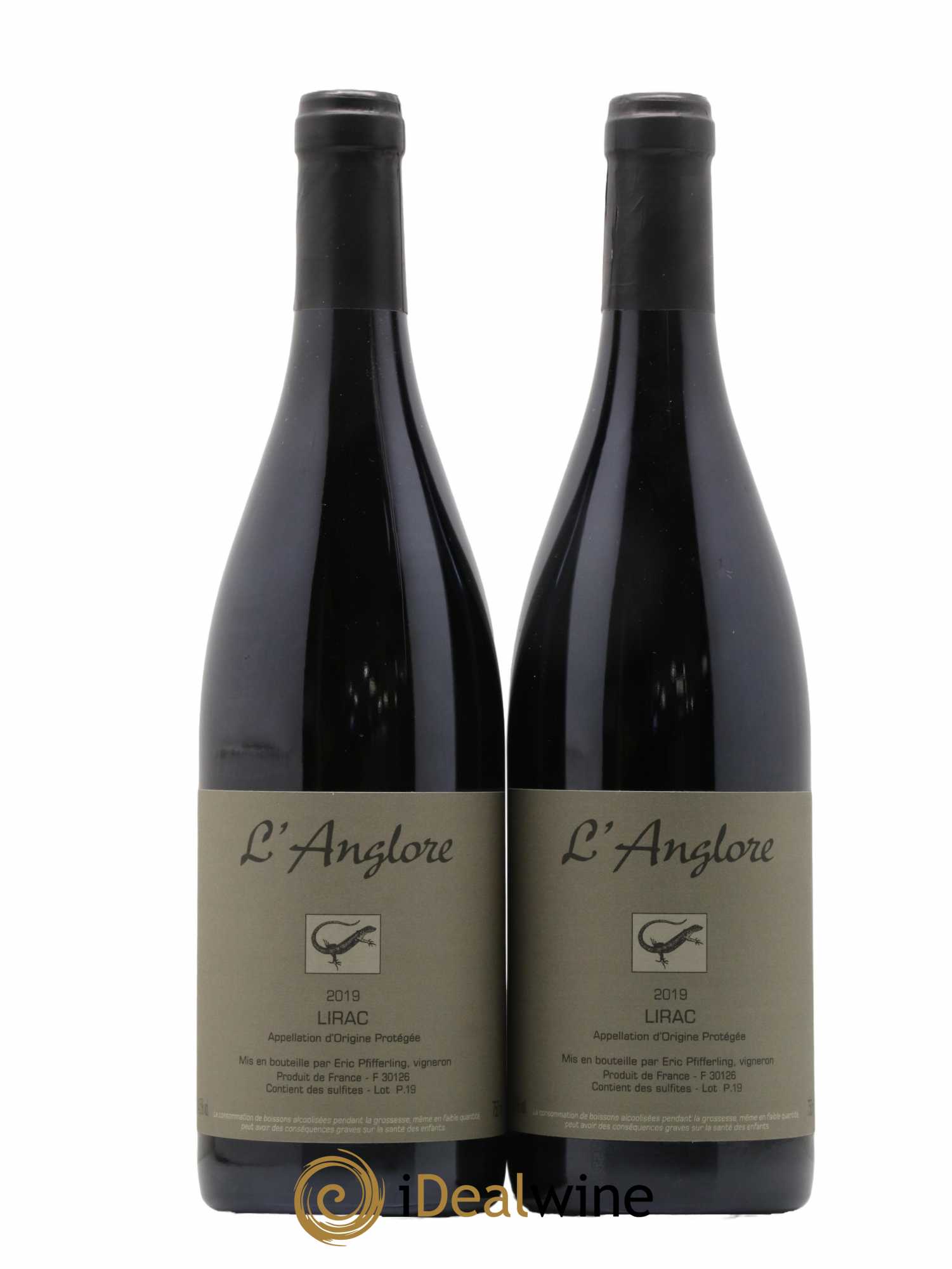 Lirac L'Anglore 2019 - Lot de 2 bouteilles - 0