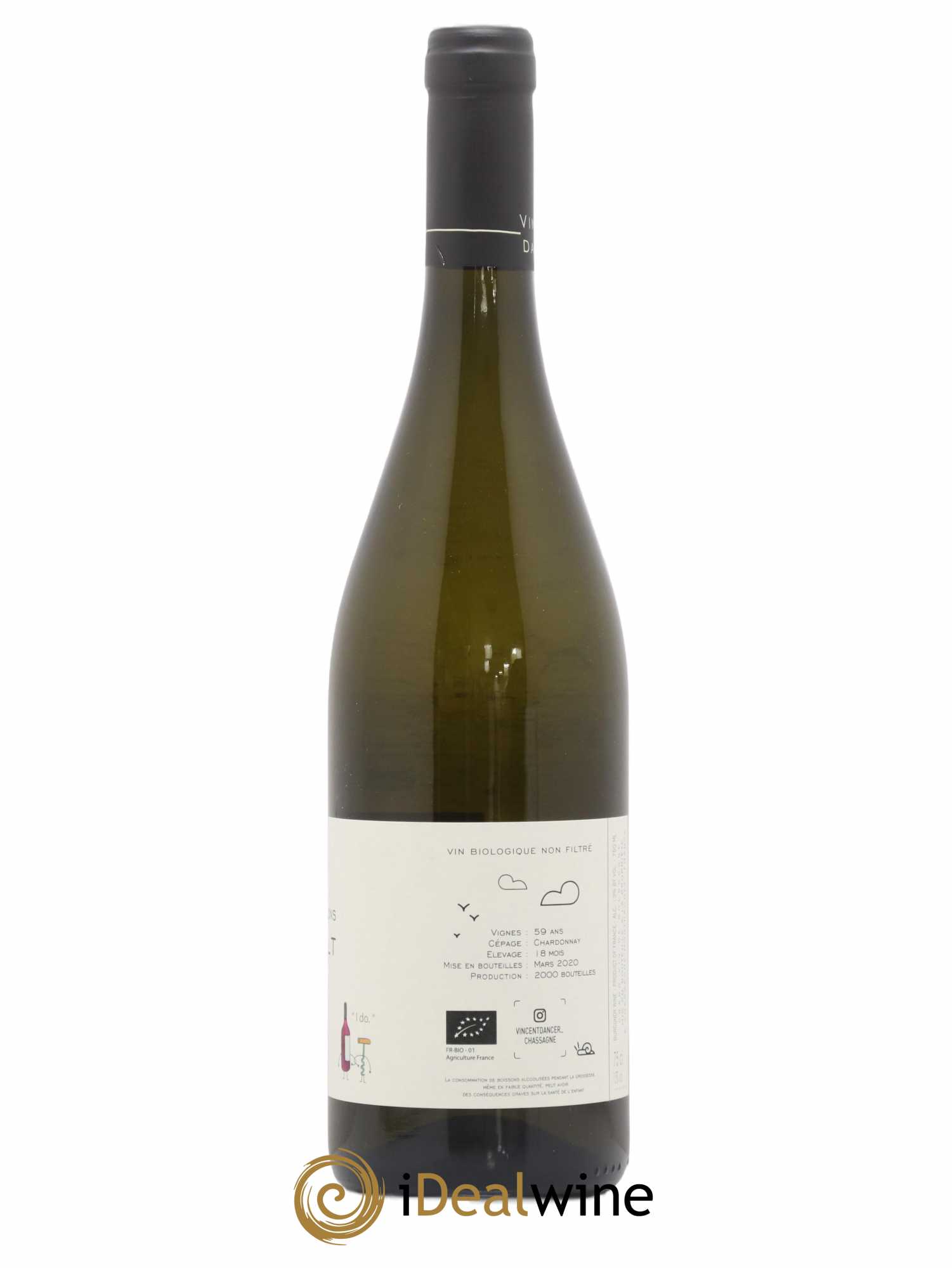 Meursault Les Grands Charrons Vincent Dancer 2018 - Lot de 1 bouteille - 1