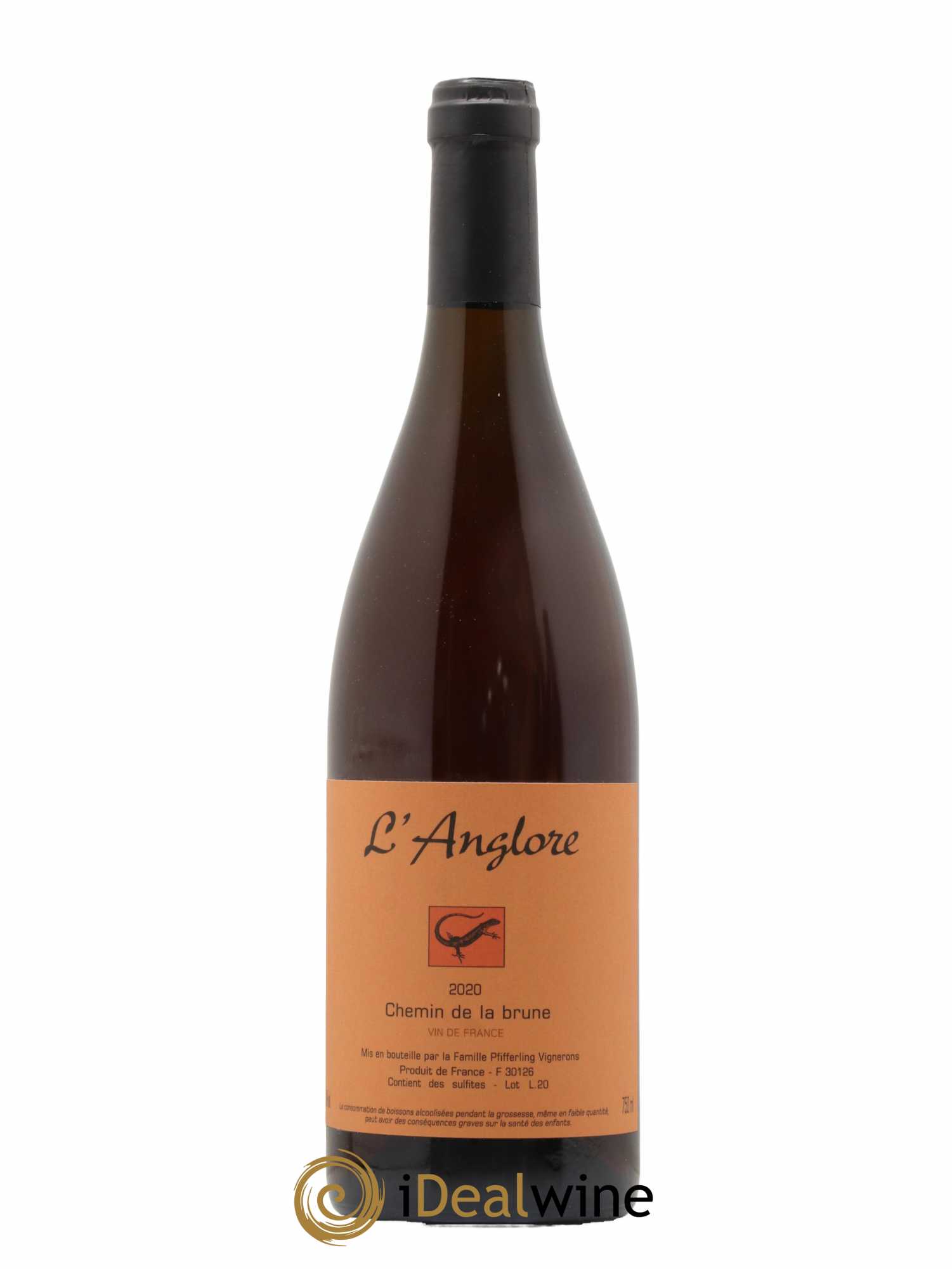 Vin de France Chemin de la brune L'Anglore 2020 - Lot de 1 bouteille - 0