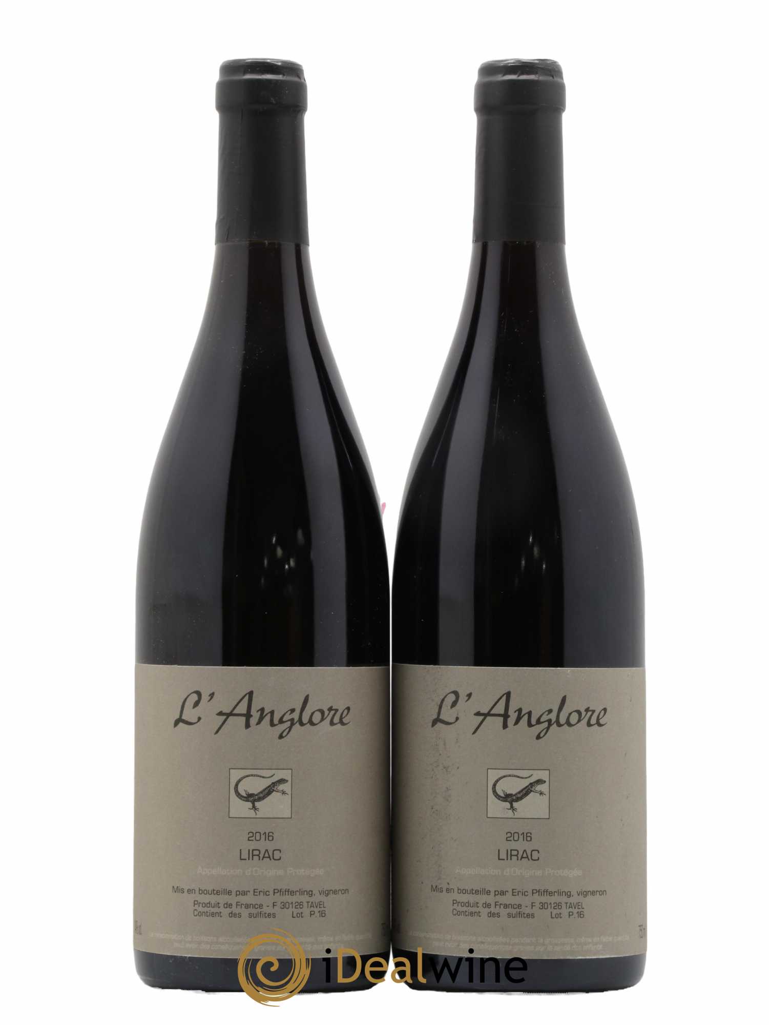 Lirac L'Anglore 2016 - Posten von 2 Flaschen - 0