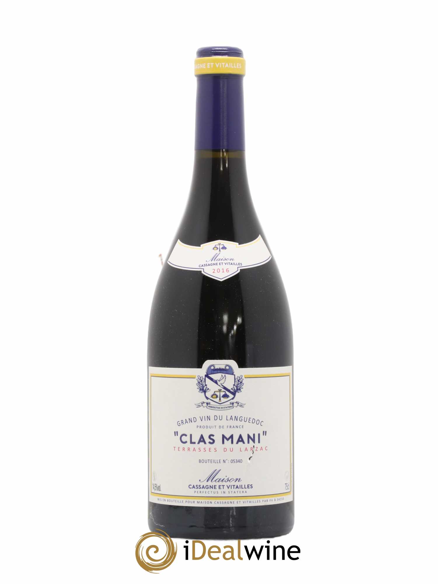 Coteaux du Languedoc Terrasses du Larzac Clas Mani Maison Cassagne Et Vitailles 2016 - Lotto di 1 bottiglia - 0