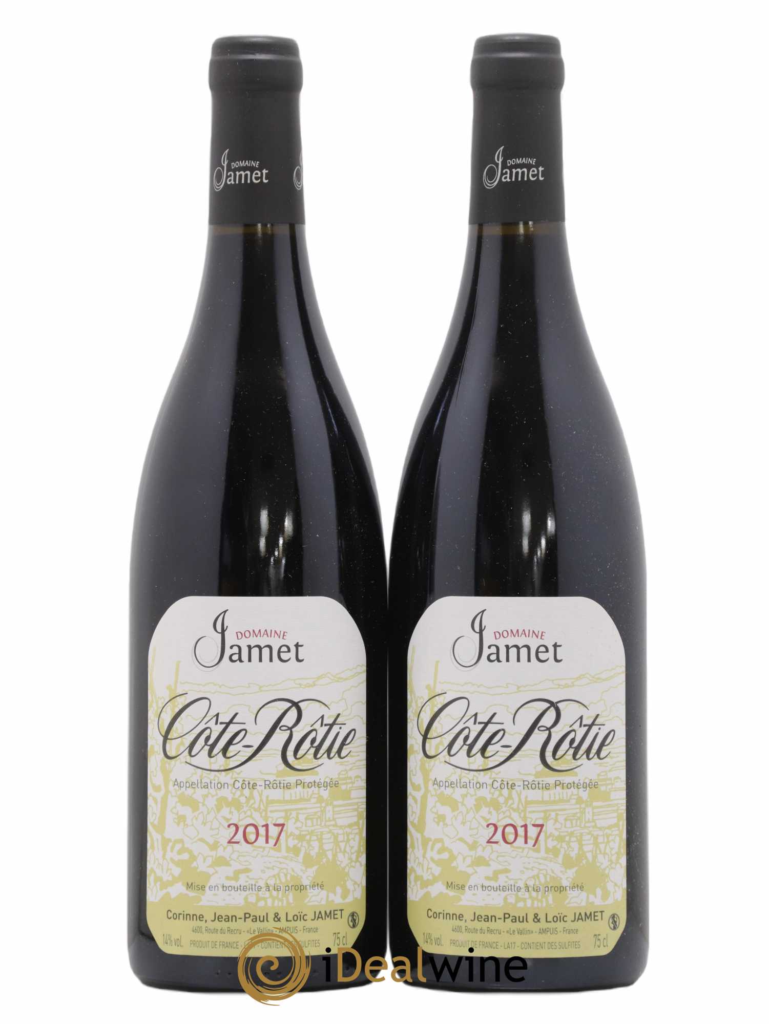 Côte-Rôtie Jamet (Domaine) 2017 - Lot de 2 bouteilles - 0