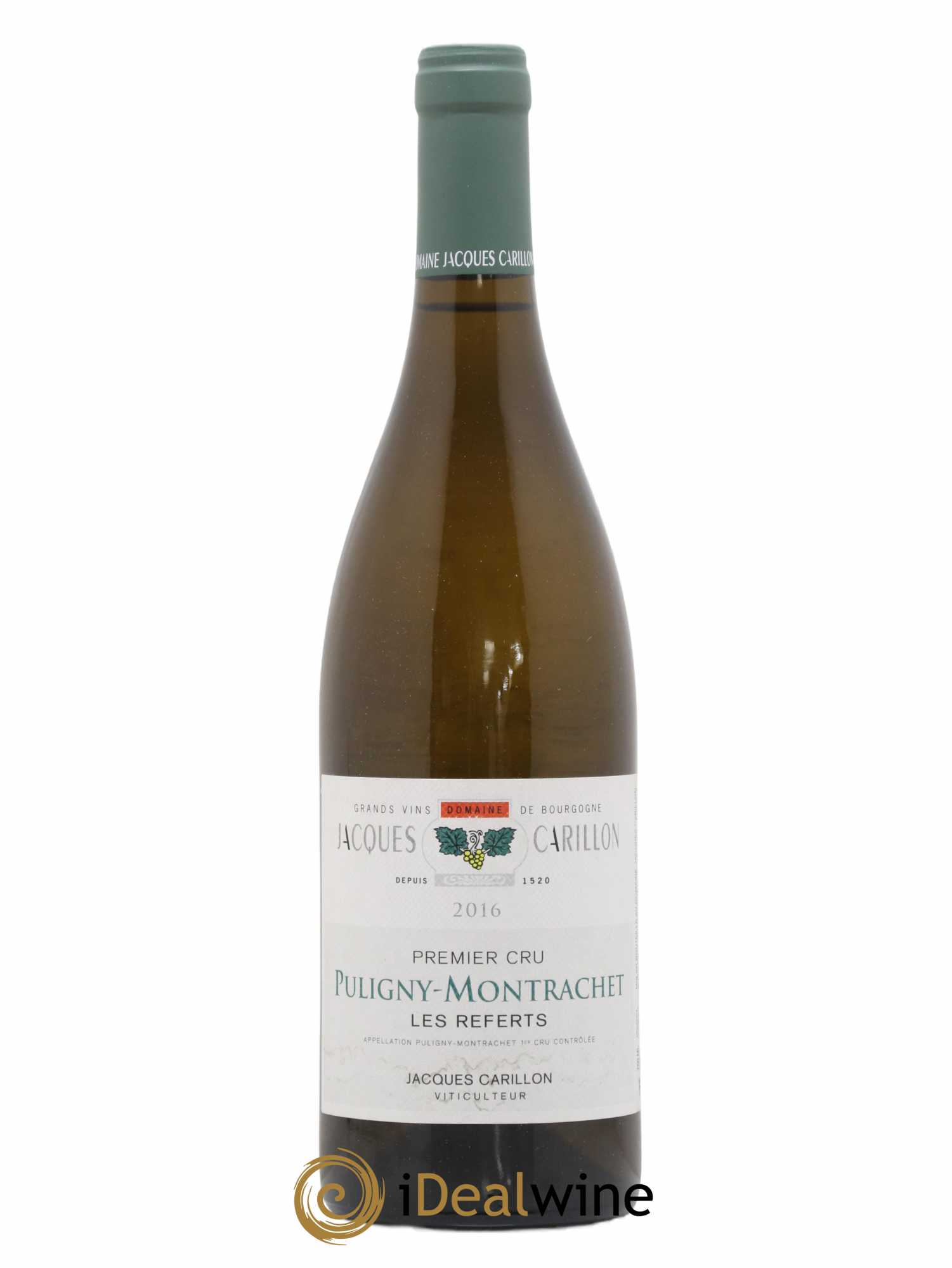 Puligny-Montrachet 1er Cru Les Referts Jacques Carillon (Domaine) 2016 - Lot de 1 bouteille - 0