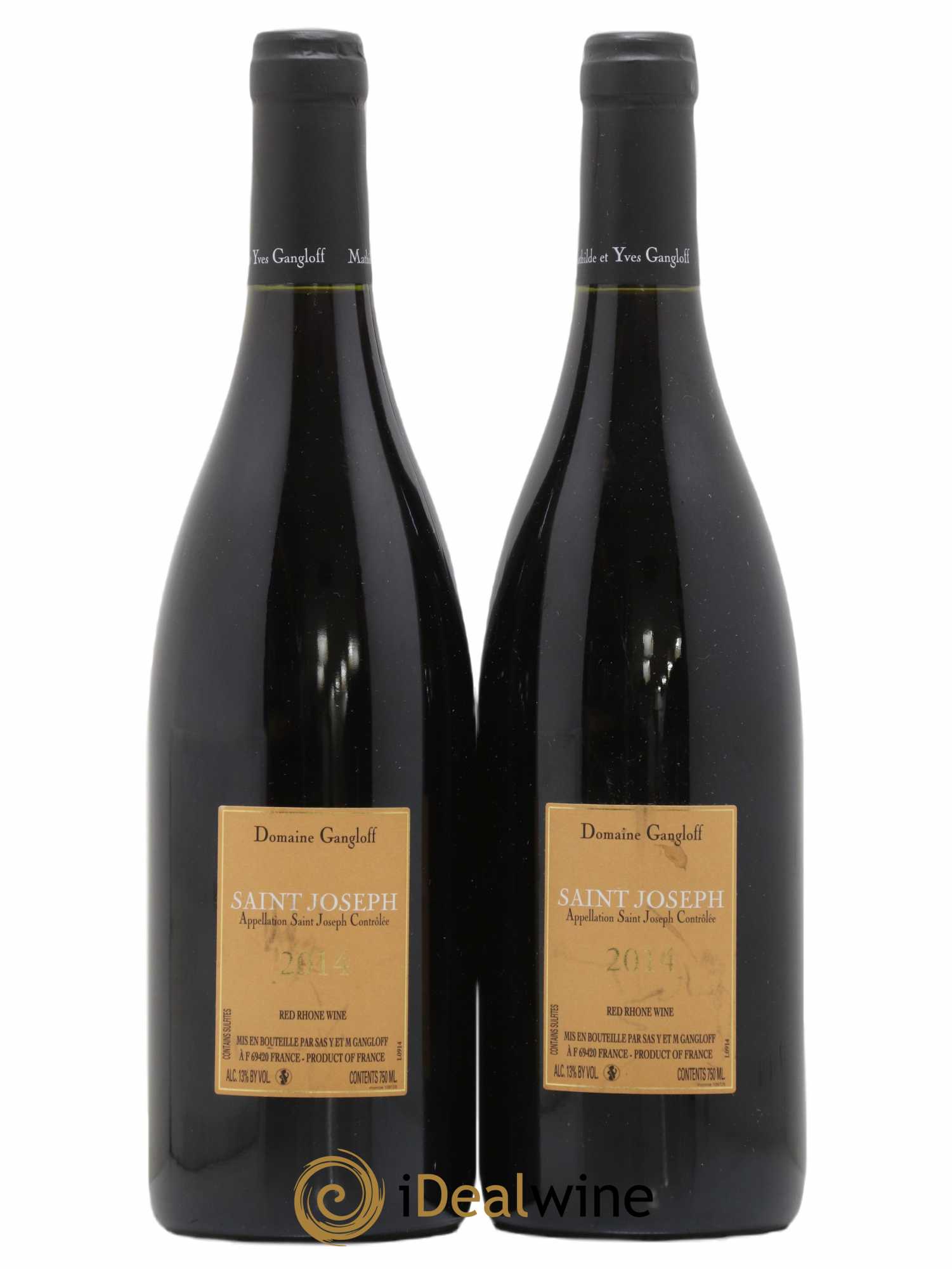 Saint-Joseph Gangloff (Domaine) 2014 - Lot de 2 bouteilles - 1