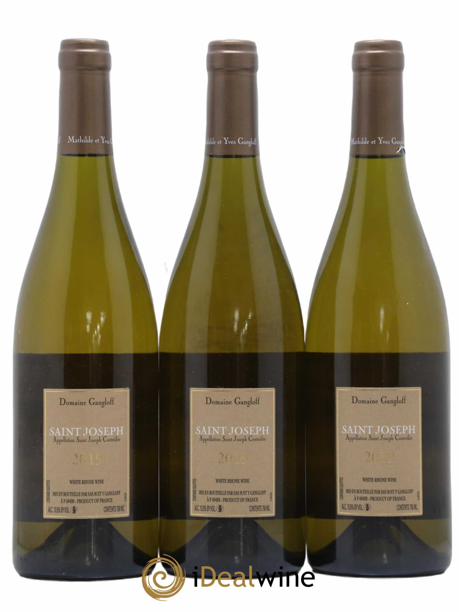 Saint-Joseph Gangloff (Domaine) 2019 - Lot de 3 bouteilles - 1