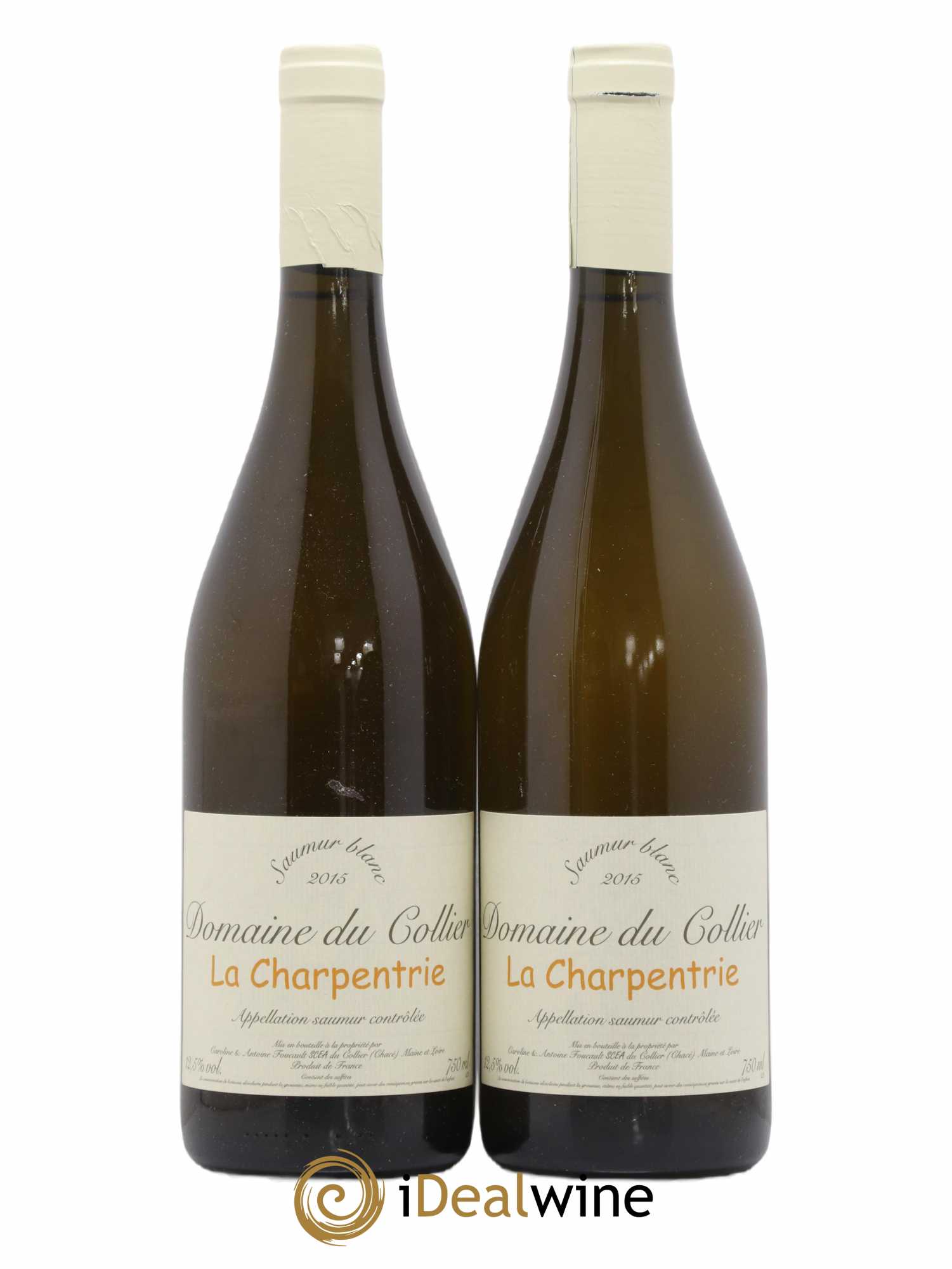 Saumur La Charpentrie Domaine du Collier 2015 - Posten von 2 Flaschen - 0