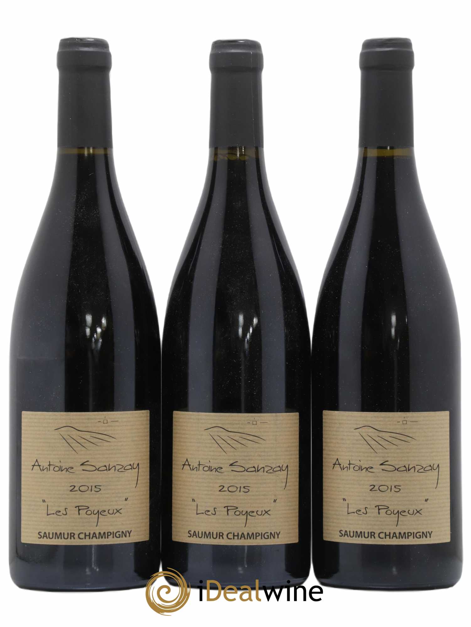 Saumur-Champigny Les Poyeux Antoine Sanzay 2015 - Lot de 3 bouteilles - 0