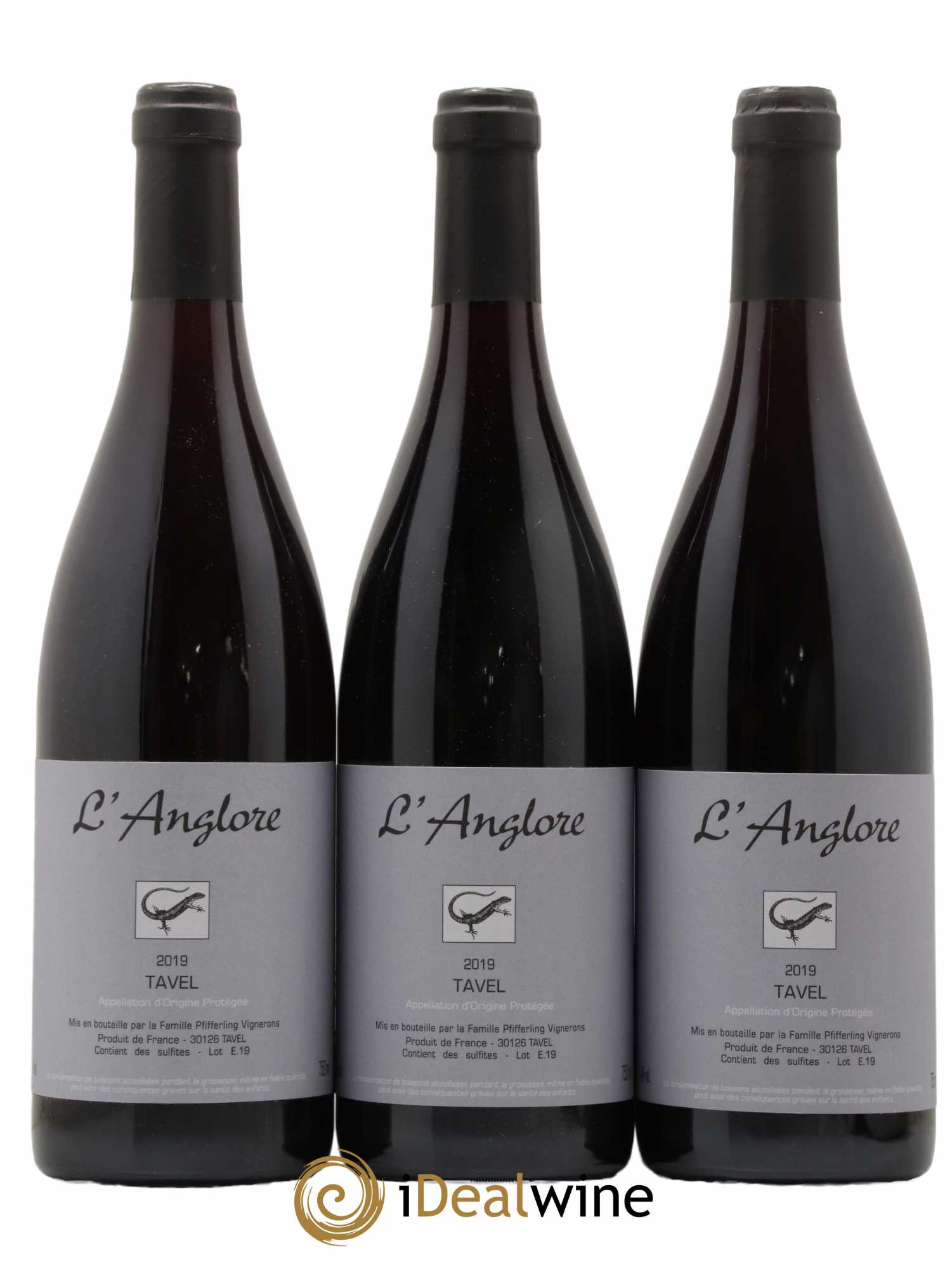 Tavel L'Anglore 2019 - Lot de 3 bouteilles - 0