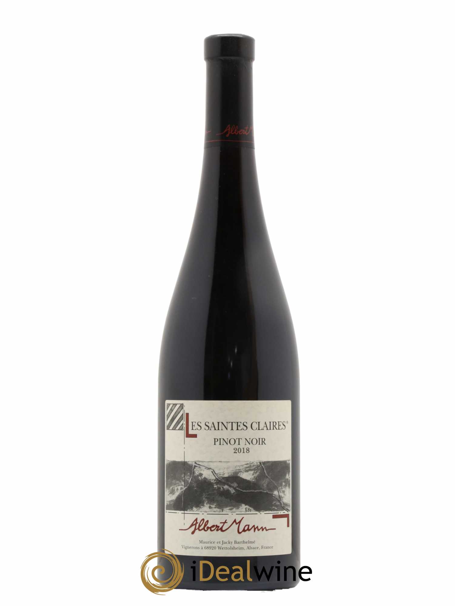 Alsace Pinot Noir Les Saintes Claires Albert Mann 2018 - Lotto di 1 bottiglia - 0