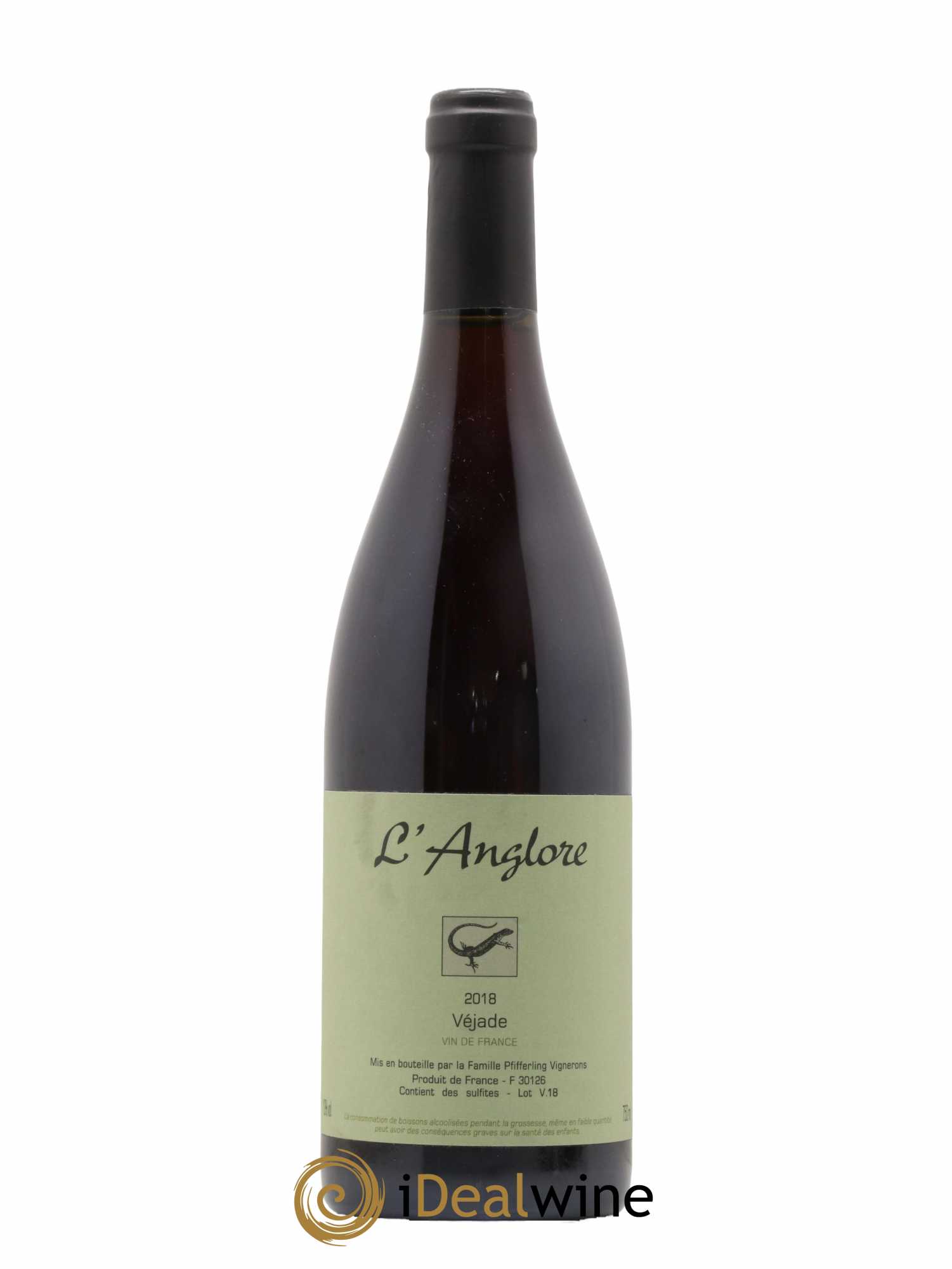 Vin de France Véjade L'Anglore 2018 - Lot de 1 bouteille - 0