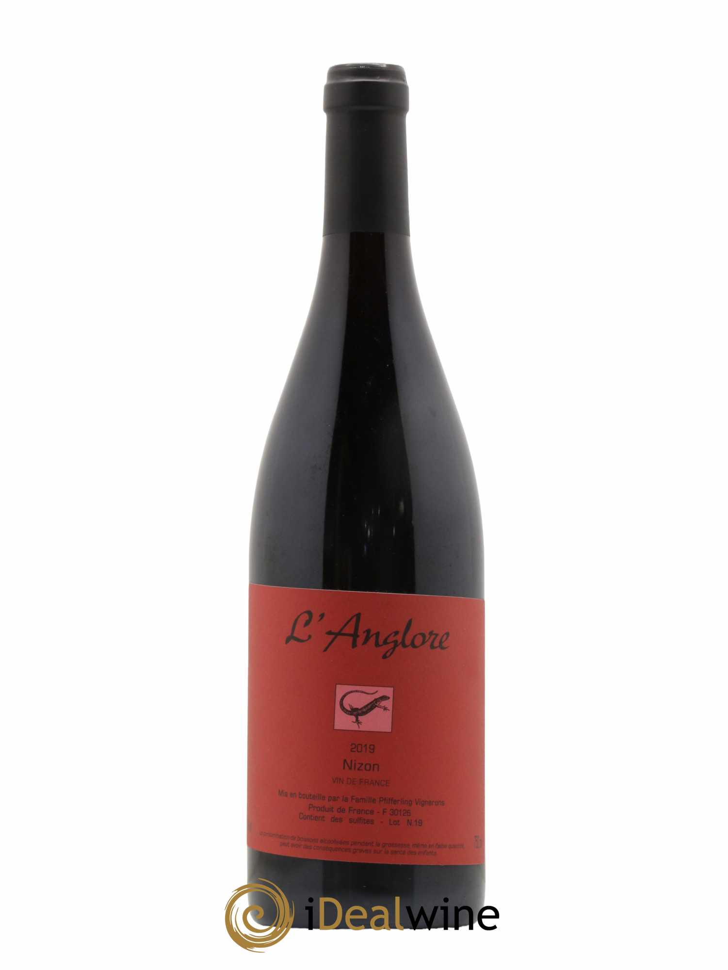 Vin de France Nizon L'Anglore 2019 - Lot de 1 bouteille - 0