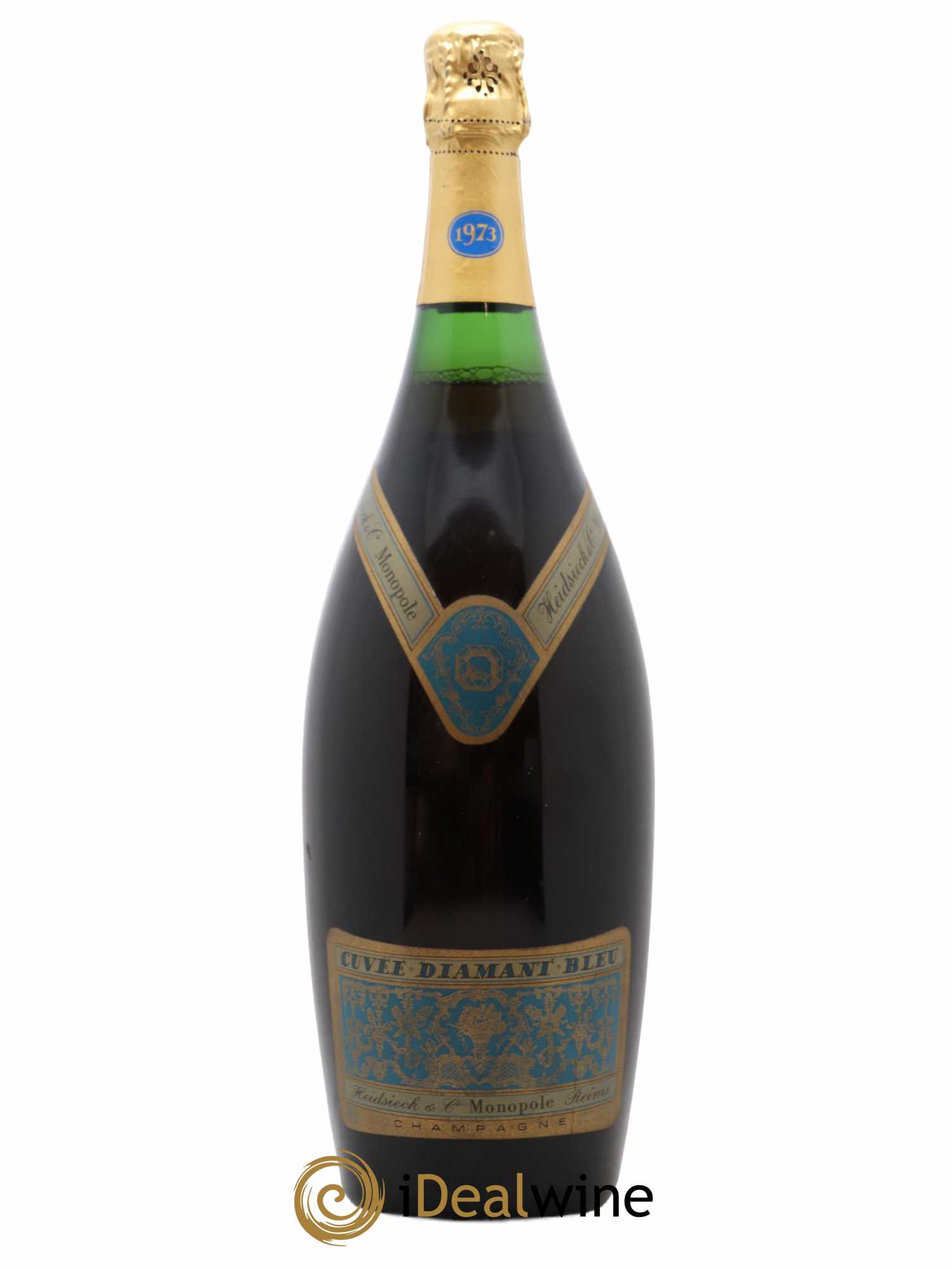 Champagne Heidsick Monopole Cuvée Diamant Bleu 1973 - Posten von 1 Magnum - 0