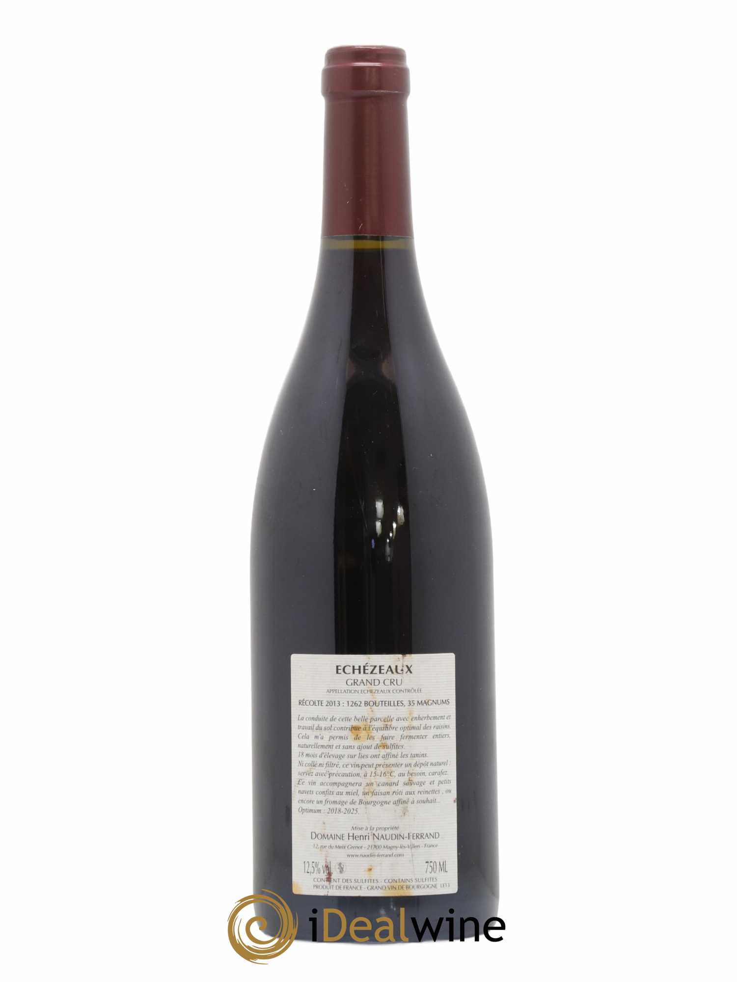 Echezeaux Grand Cru Naudin-Ferrand (Domaine) 2013 - Lot de 1 bouteille - 1