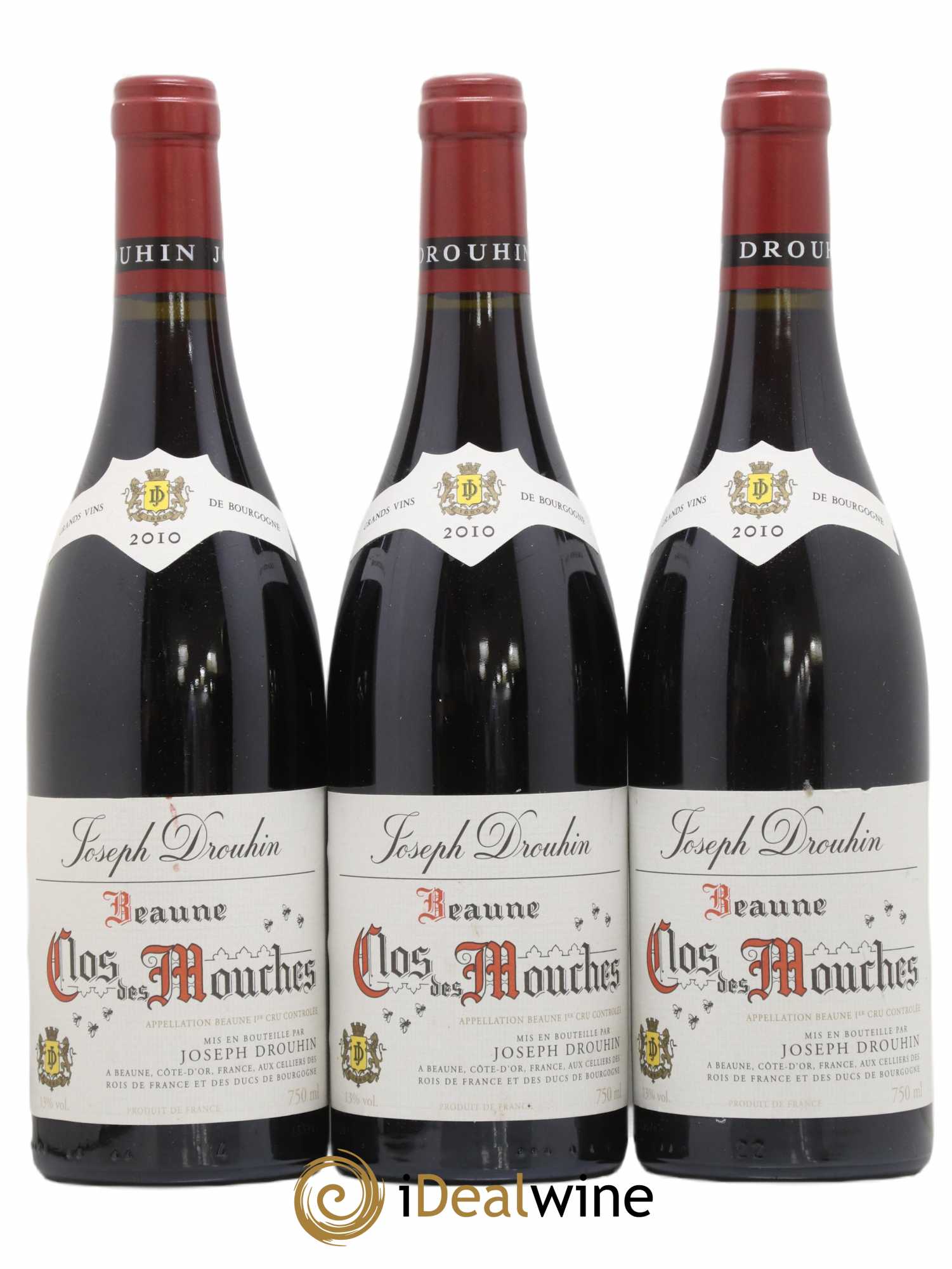Beaune 1er Cru Clos des Mouches Joseph Drouhin 2010 - Lot de 3 bouteilles - 0