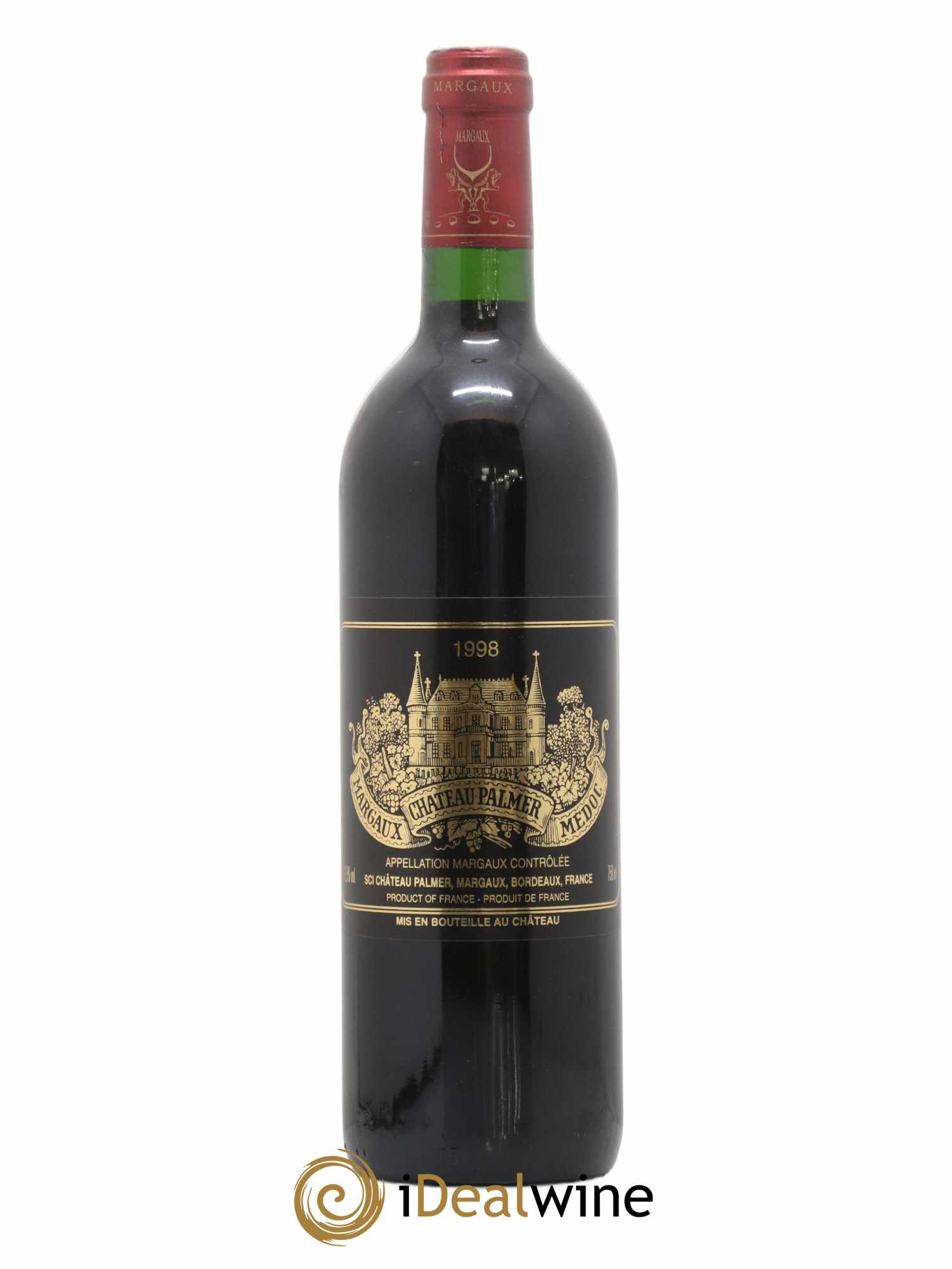 Château Palmer 3ème Grand Cru Classé 1998 - Lot de 1 bouteille - 0