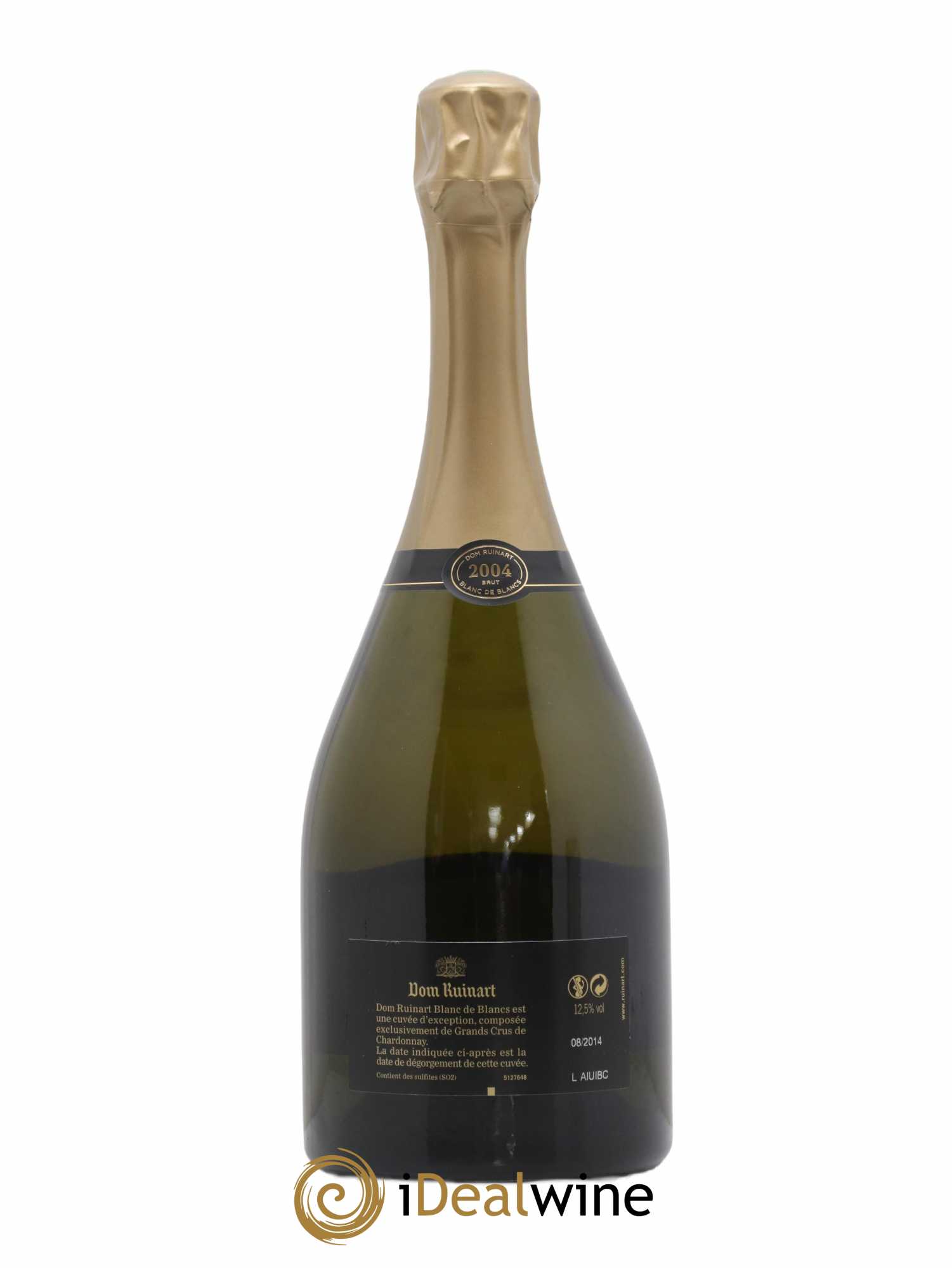 Dom Ruinart Brut Ruinart Blanc de Blancs 2004 - Lot de 1 bouteille - 1